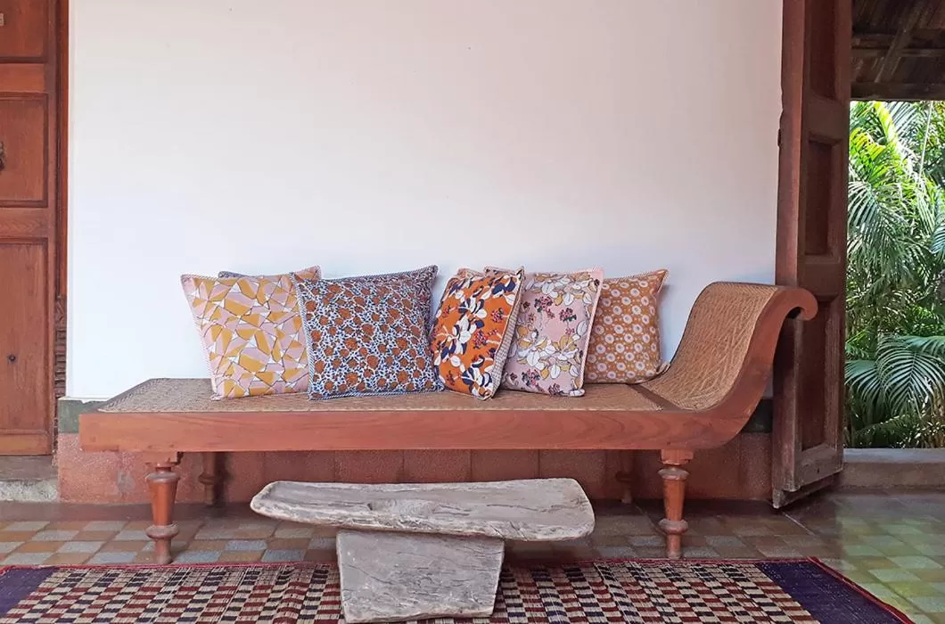 Patio, Seating Area in Saratha Vilas Chettinad