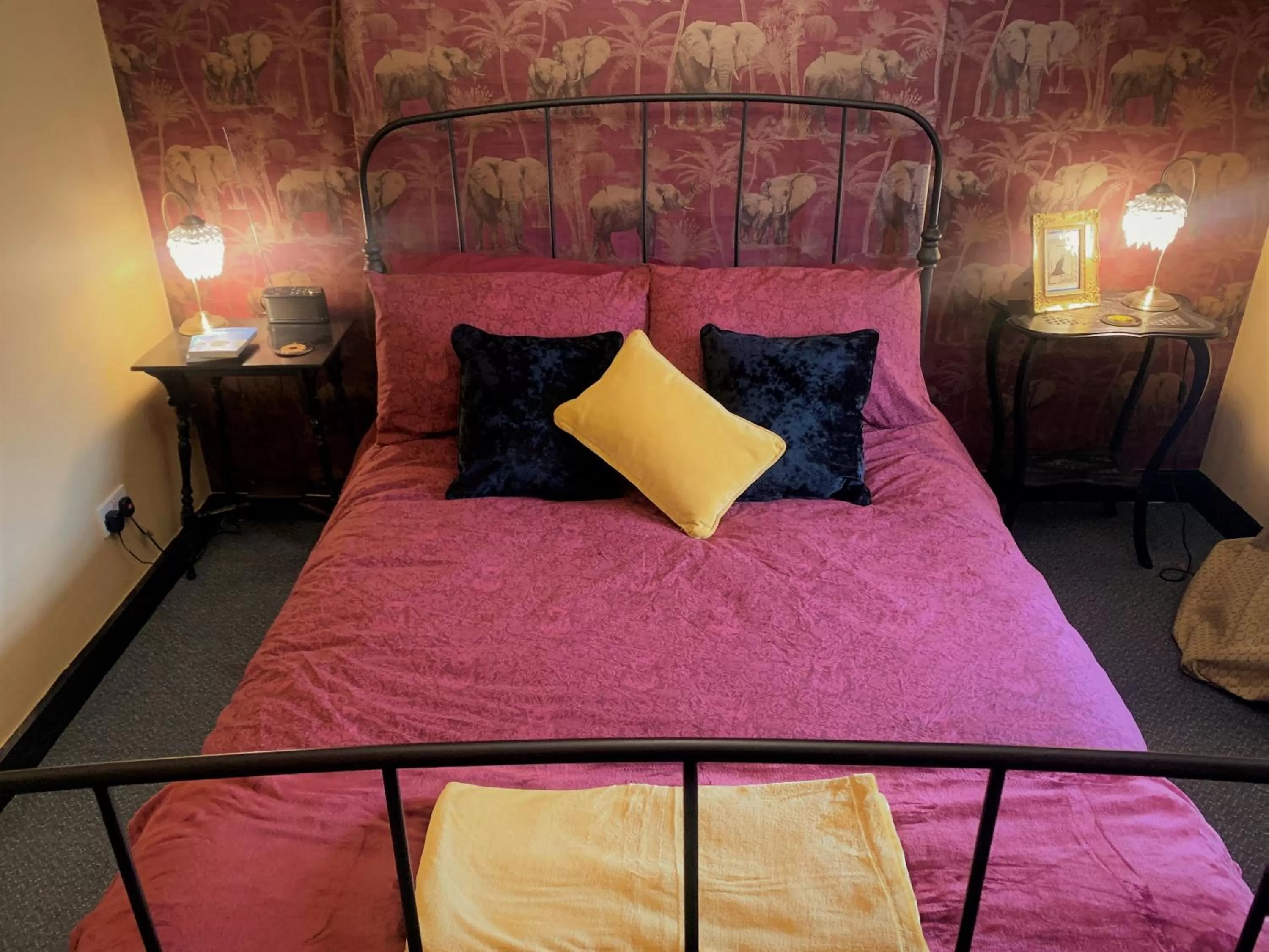 Bed in BohemianBreezeBreaks