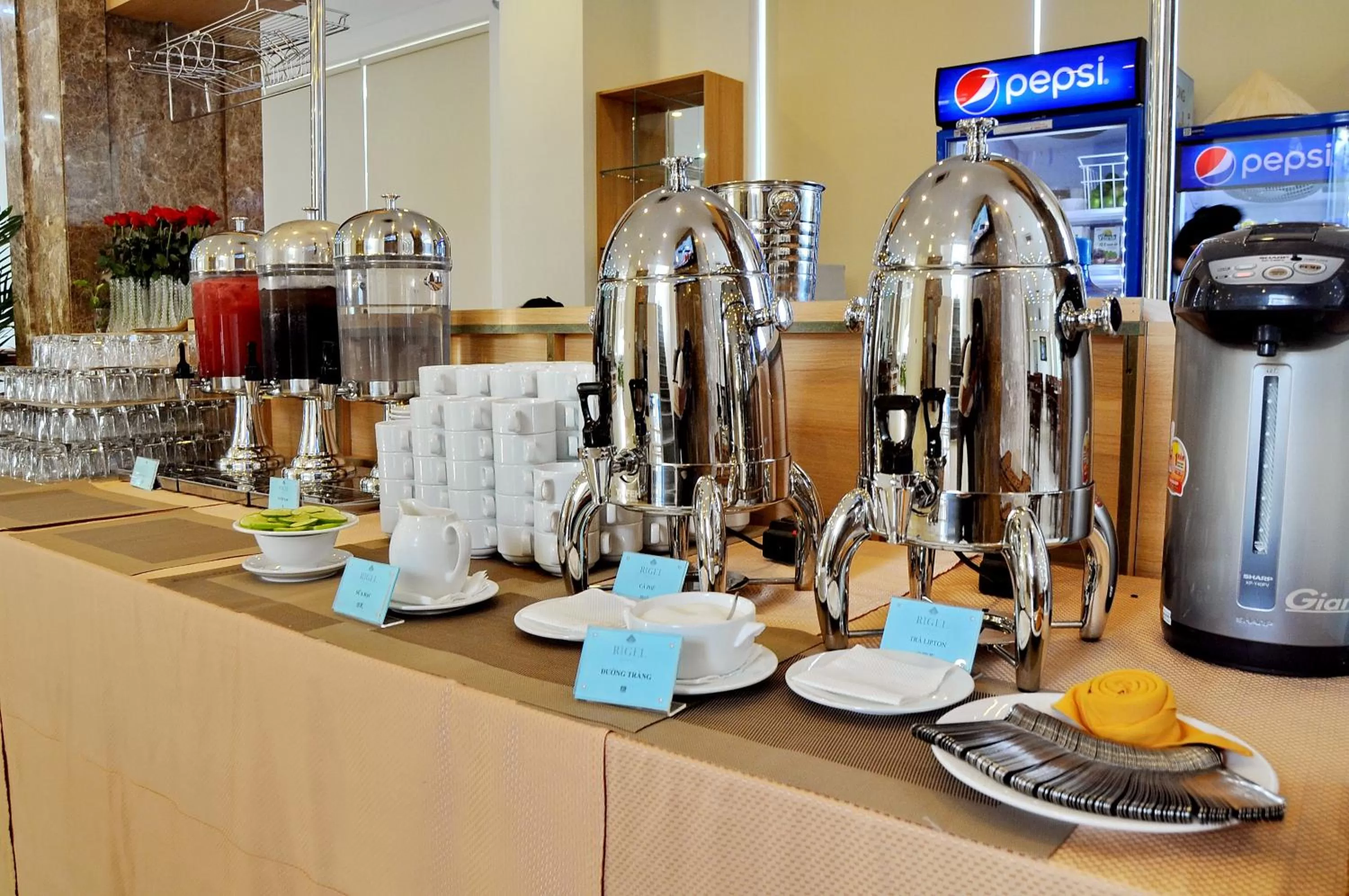 Breakfast in Rigel Hotel