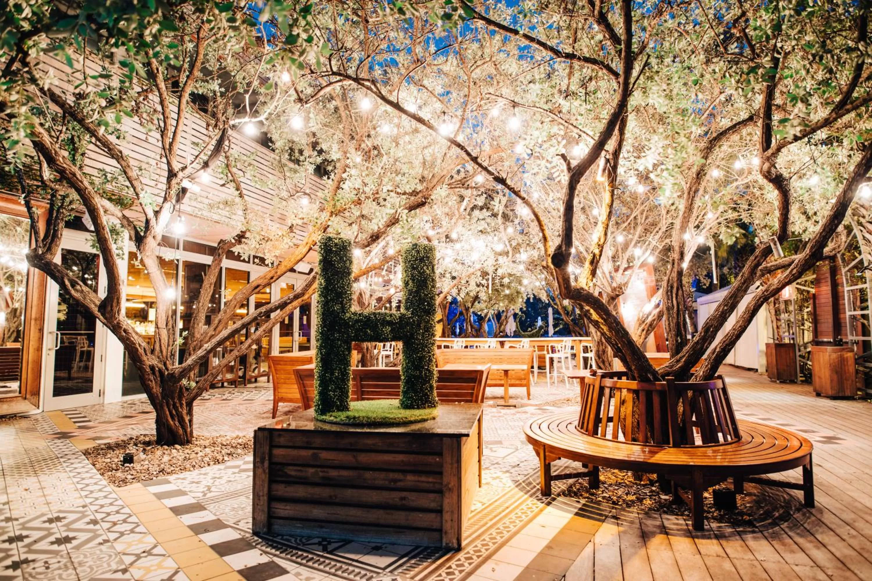 Patio in SLS South Beach