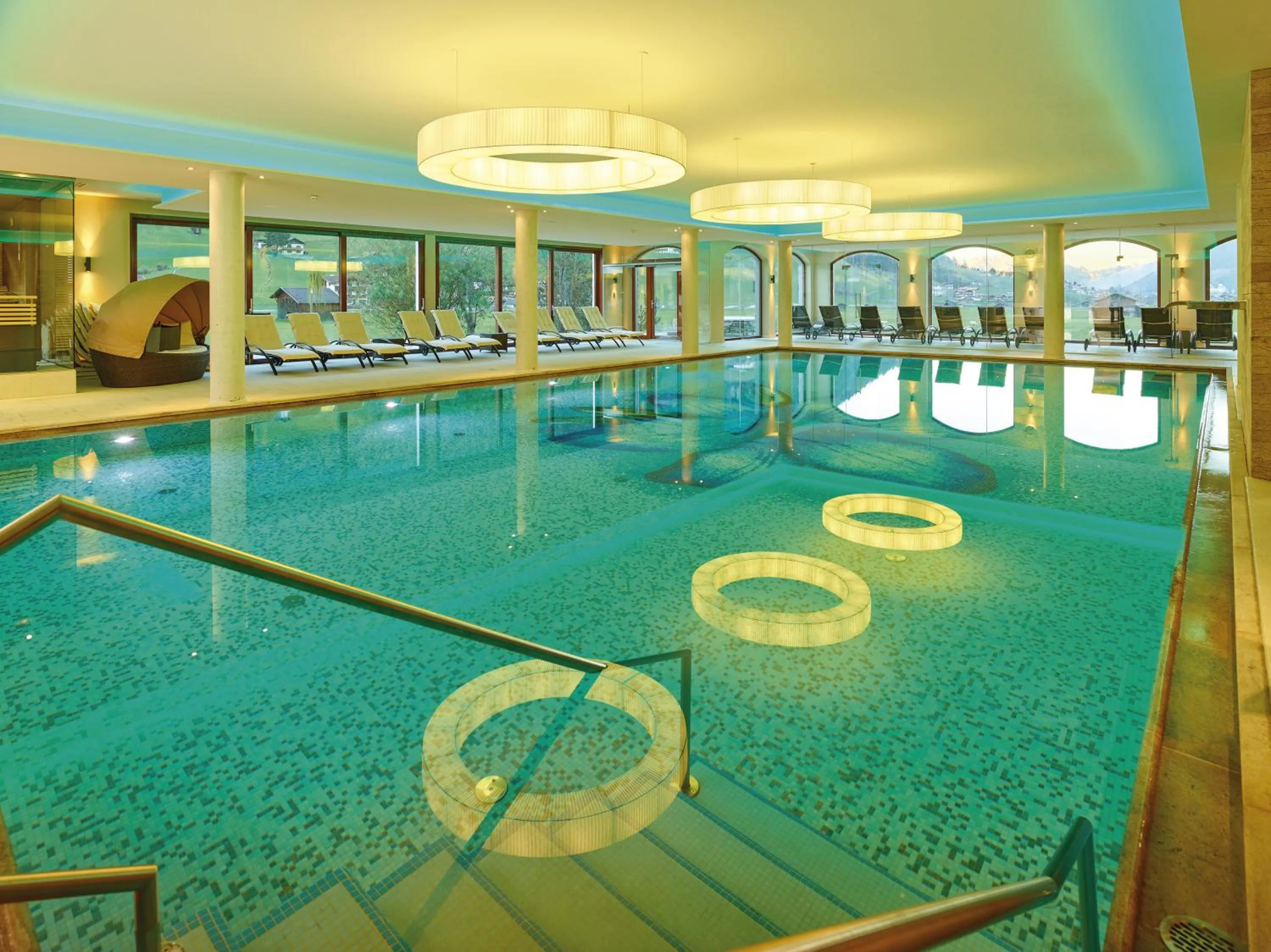 Swimming pool in Alpeiner - Nature Resort Tirol