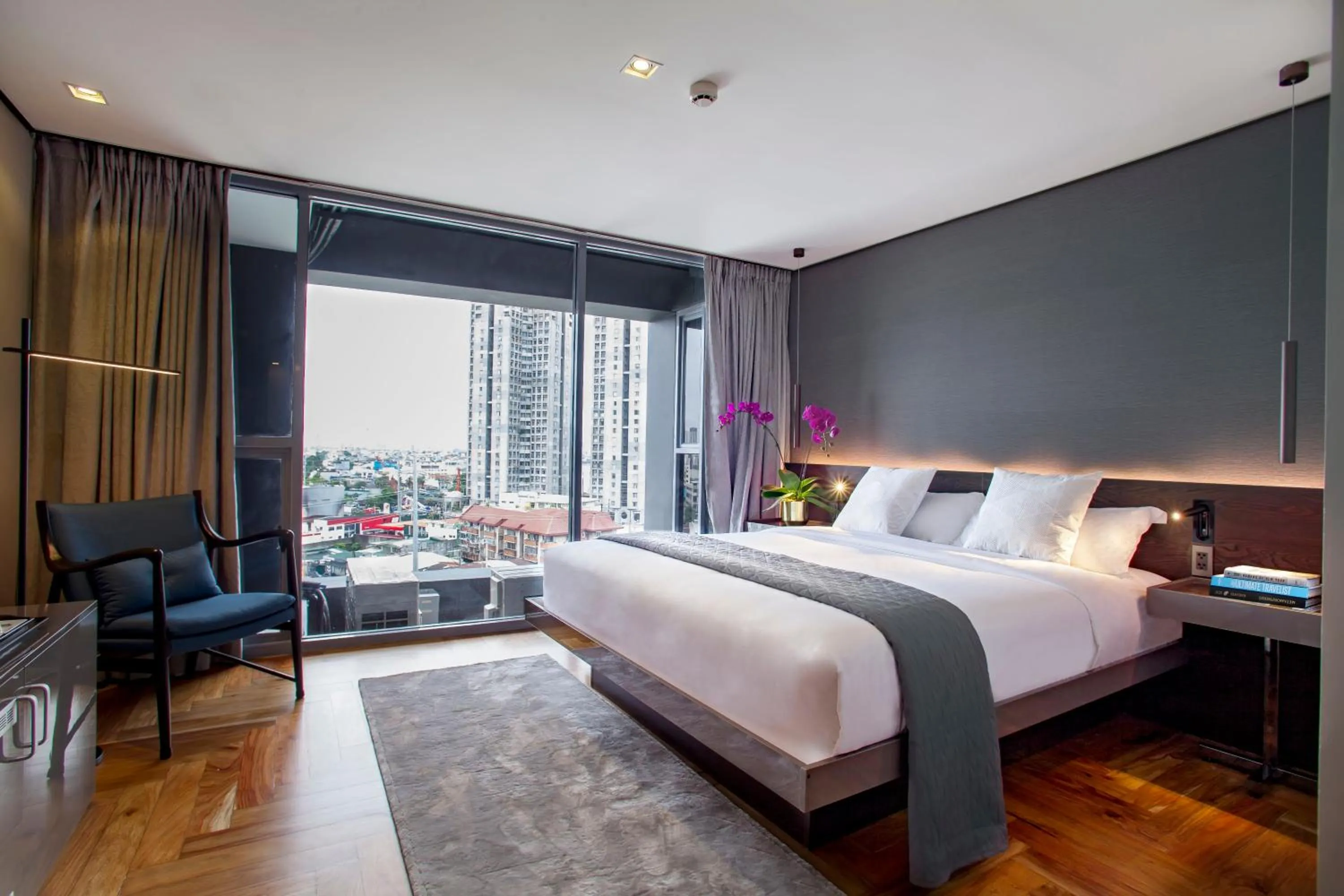 Bedroom, Bed in Ramada Encore by Wyndham Makati