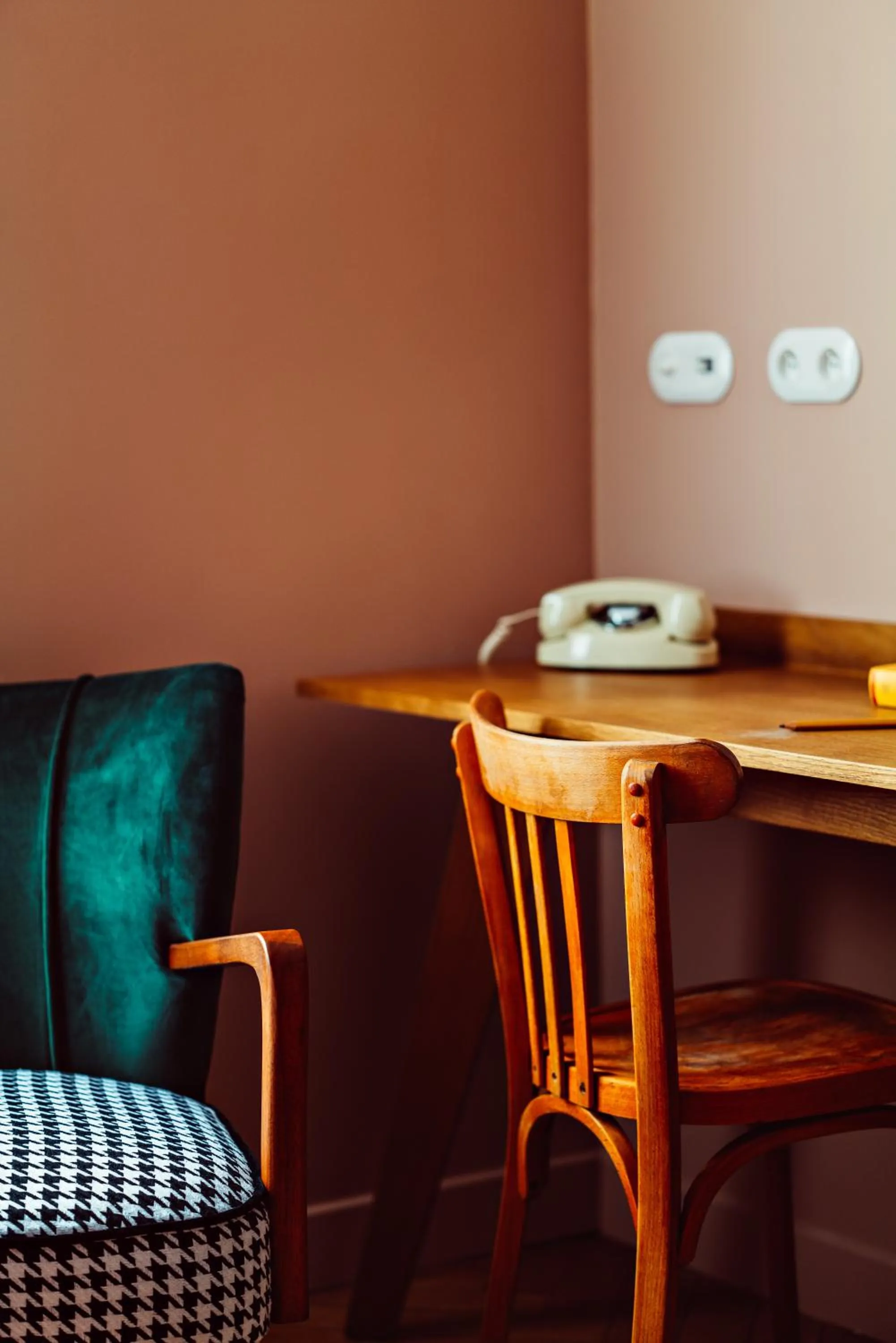 Decorative detail in Hôtel Maison Lacassagne Lyon