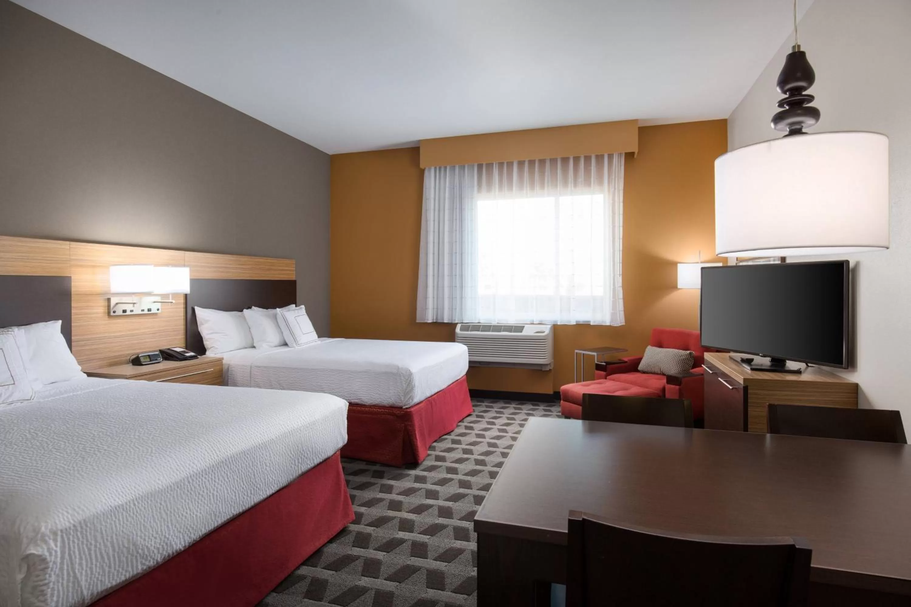 Photo of the whole room, Bed in TownePlace Suites By Marriott Las Vegas Stadium District