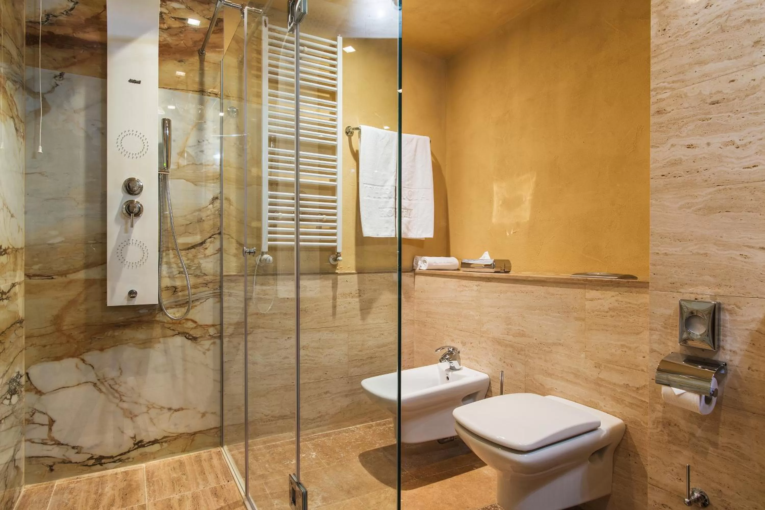Shower in Rosslyn Thracia Hotel Sofia