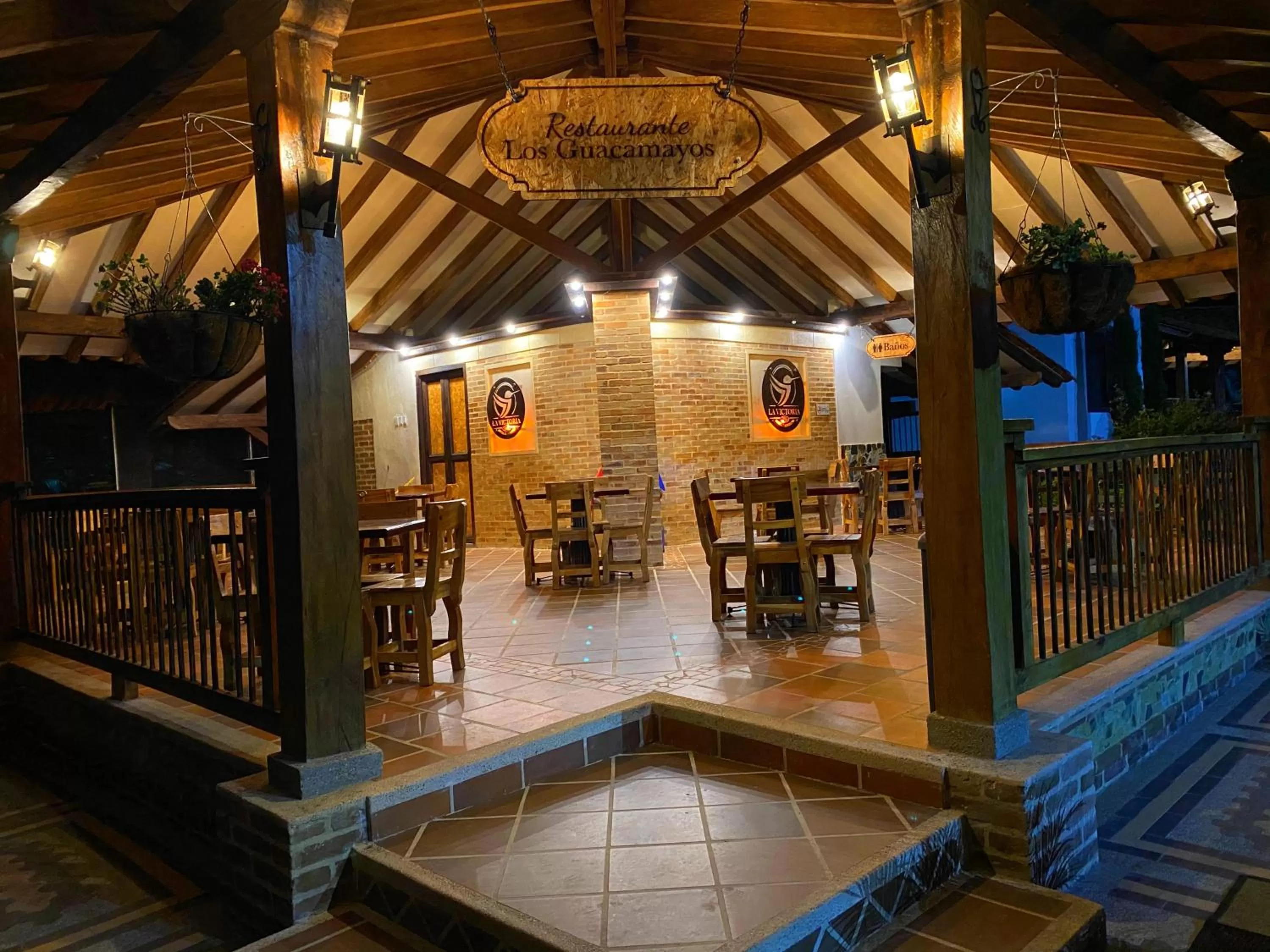 Restaurant/places to eat in La Victoria Hotel Campestre