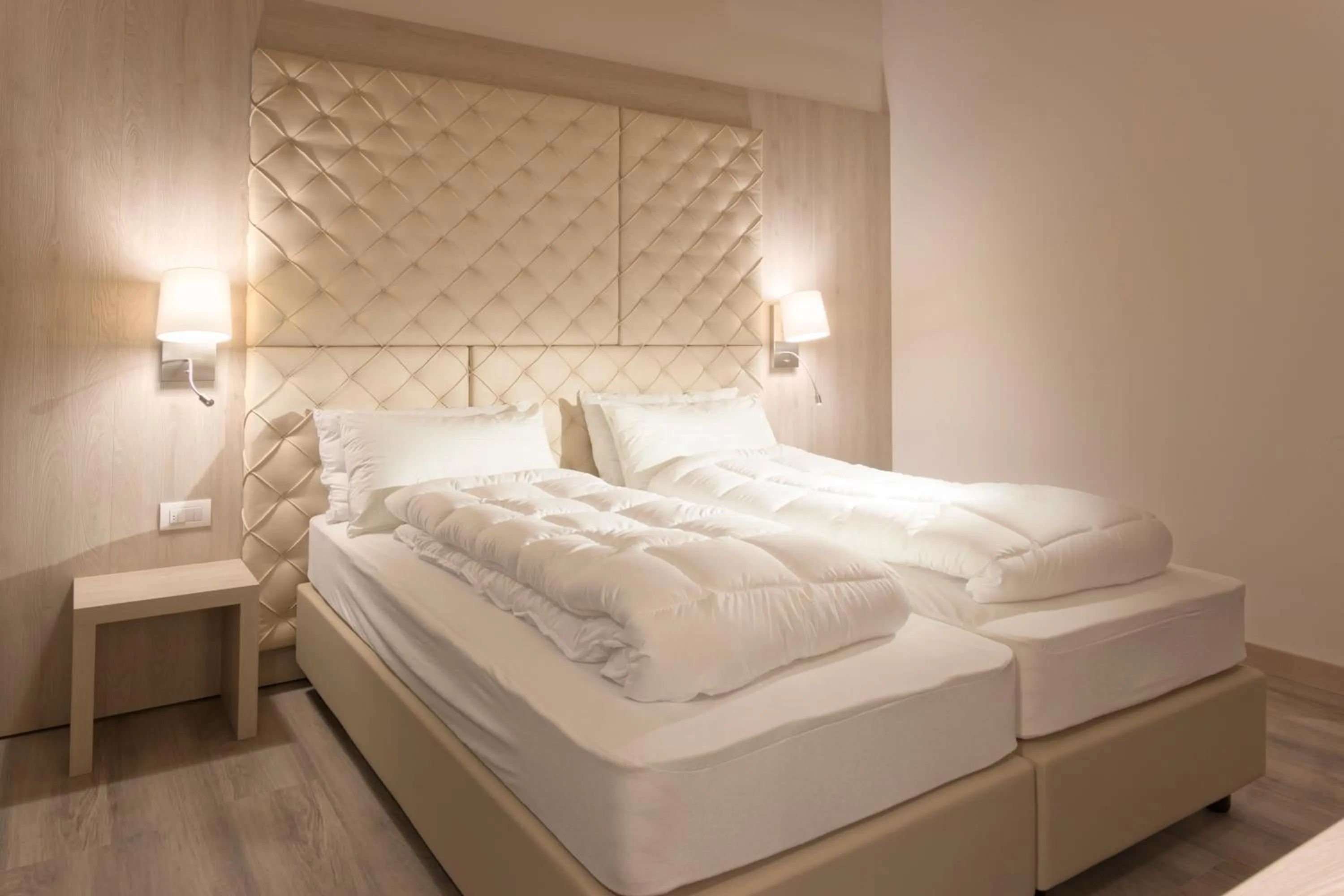 Bed in Hotel Rosengarten