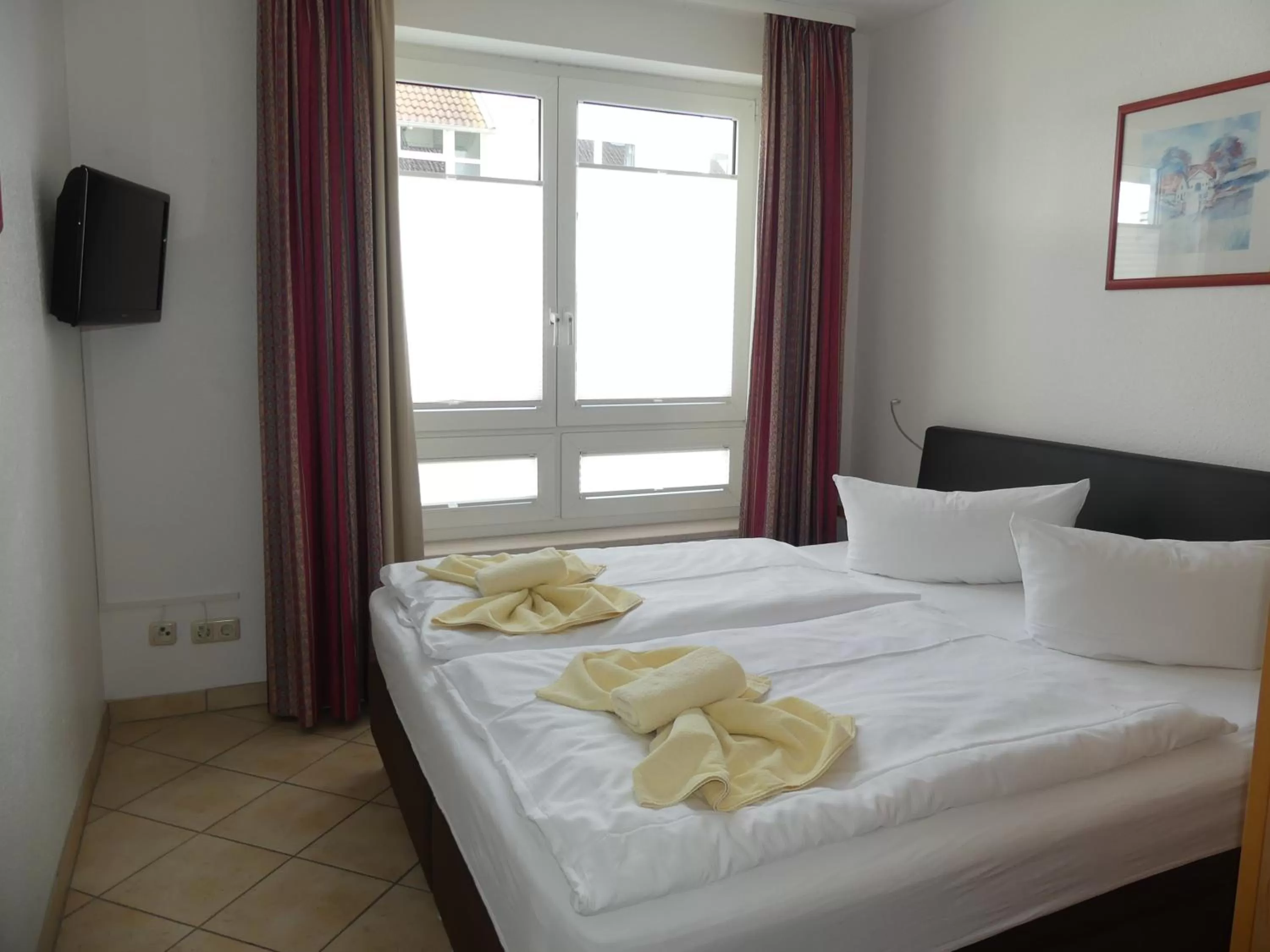 Bedroom, Bed in Apartmenthaus Binzer Sterne