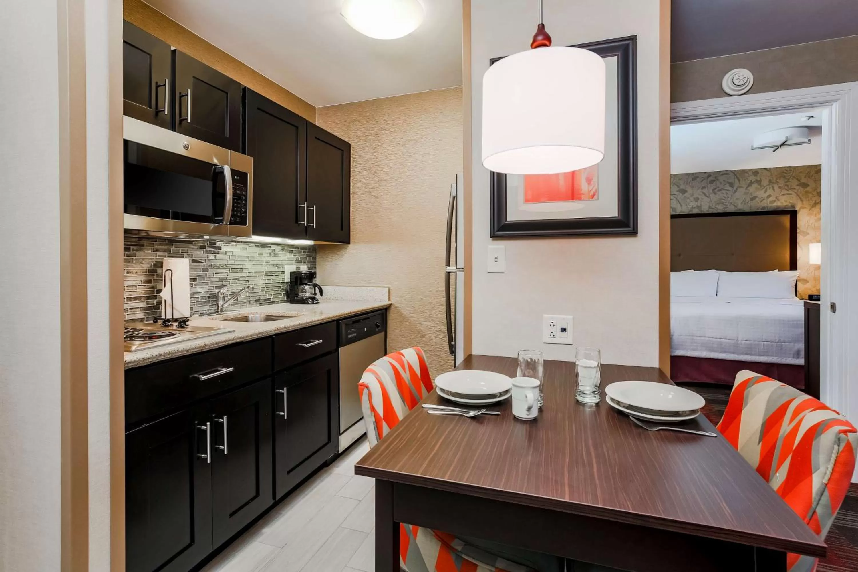 Kitchen or kitchenette in Homewood Suites by Hilton Long Island-Melville