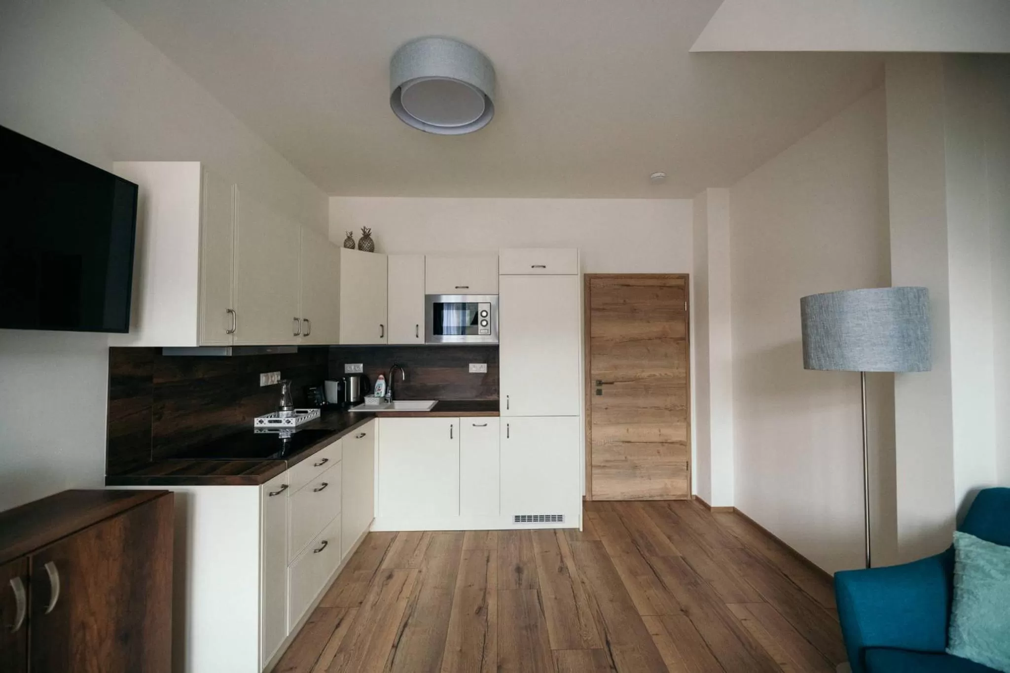 Kitchen or kitchenette in Vila Jáchymov