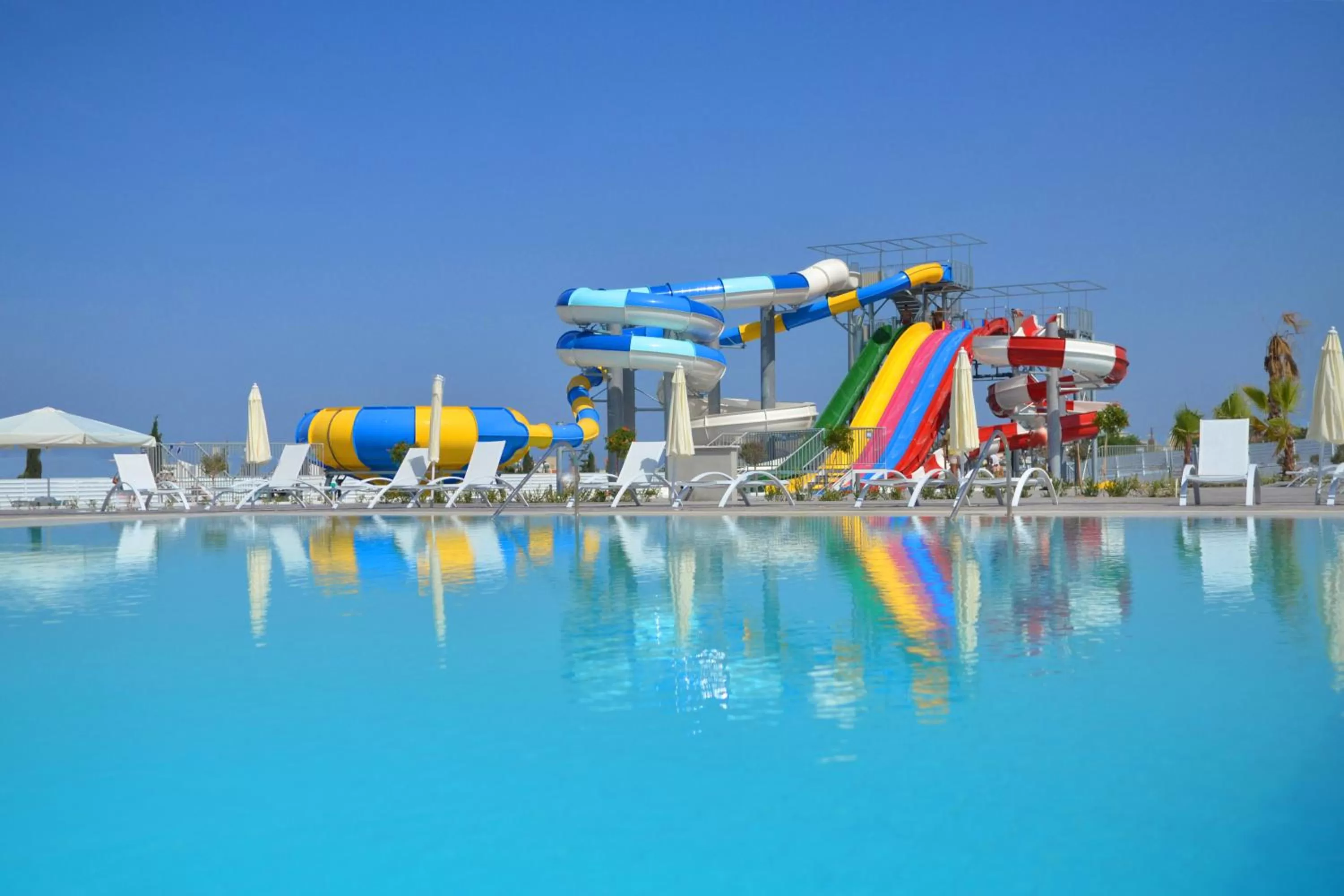 Aqua park in King Evelthon Beach Hotel & Resort