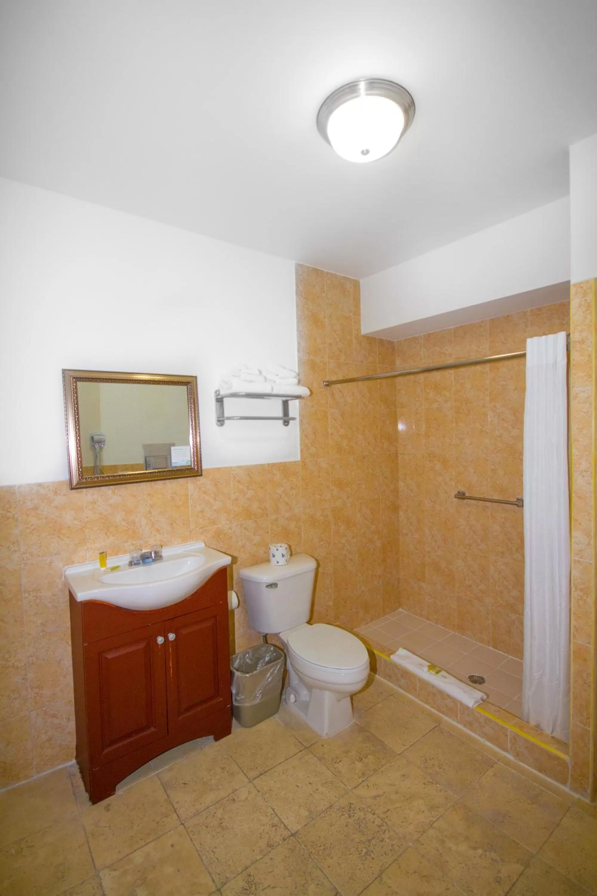 Bathroom in Travelodge by Wyndham Miami Biscayne Bay