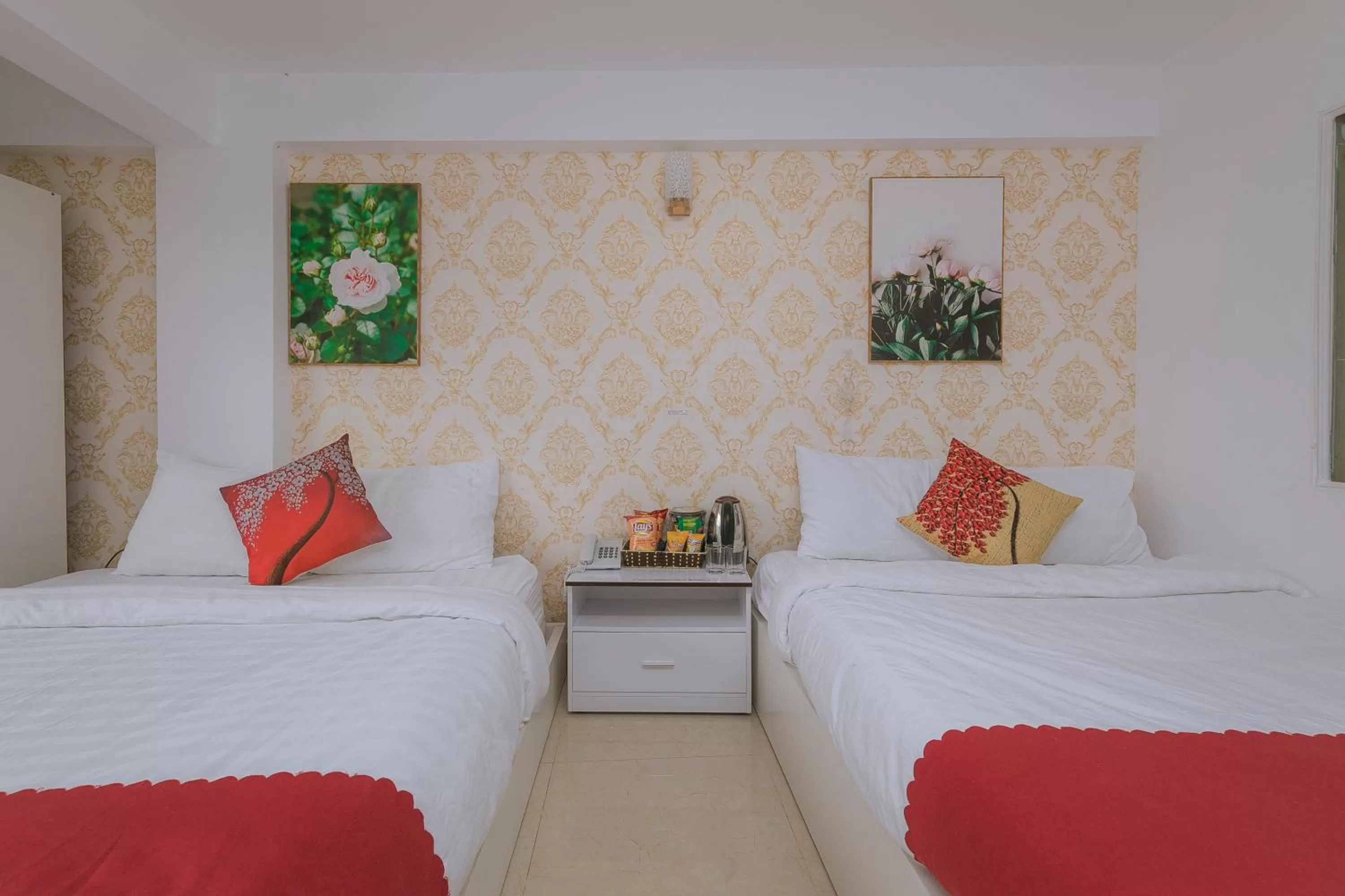 Bed in Ngàn Phố Studio & Love Hotel