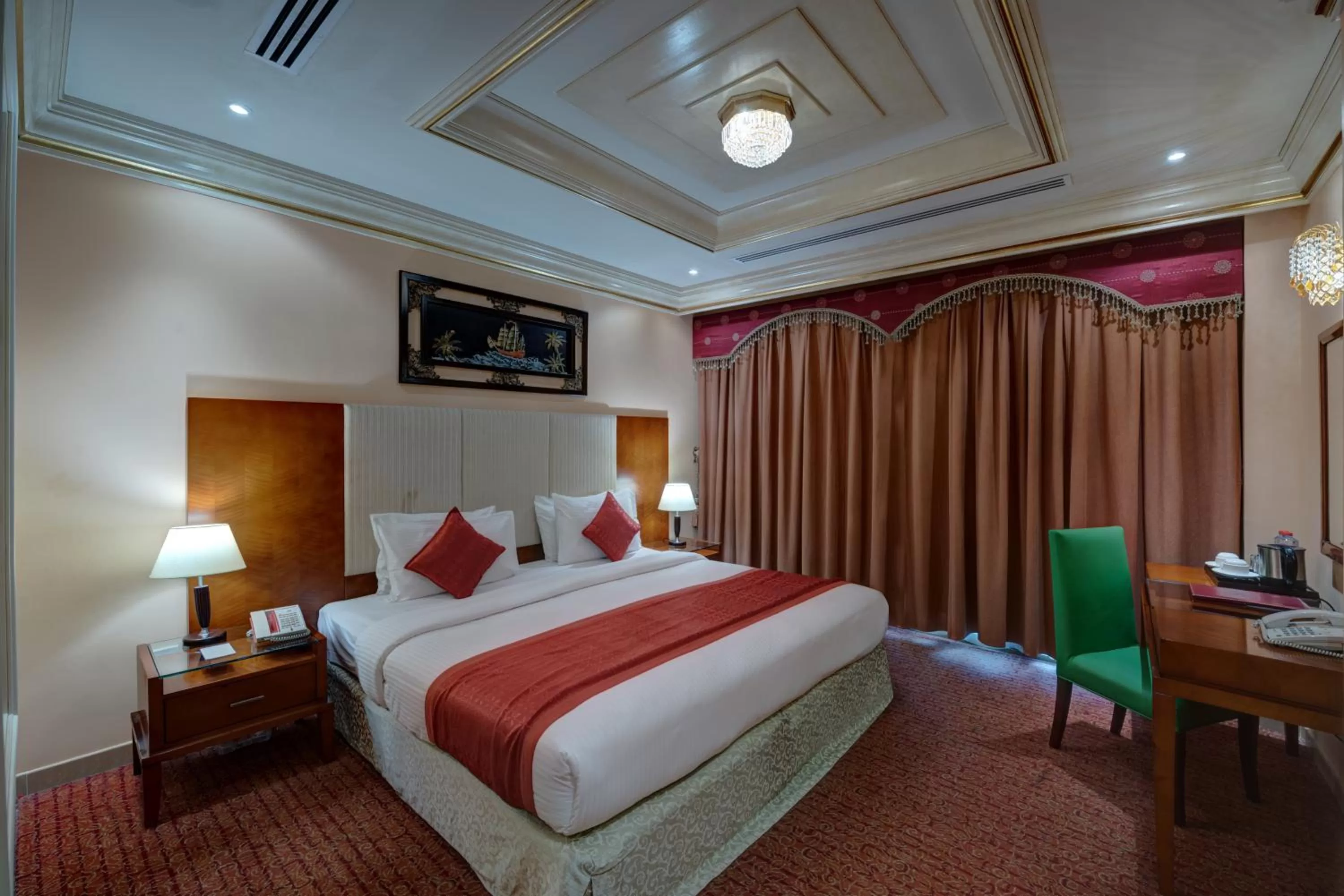 Bedroom, Bed in Sahara Beach Resort & Spa