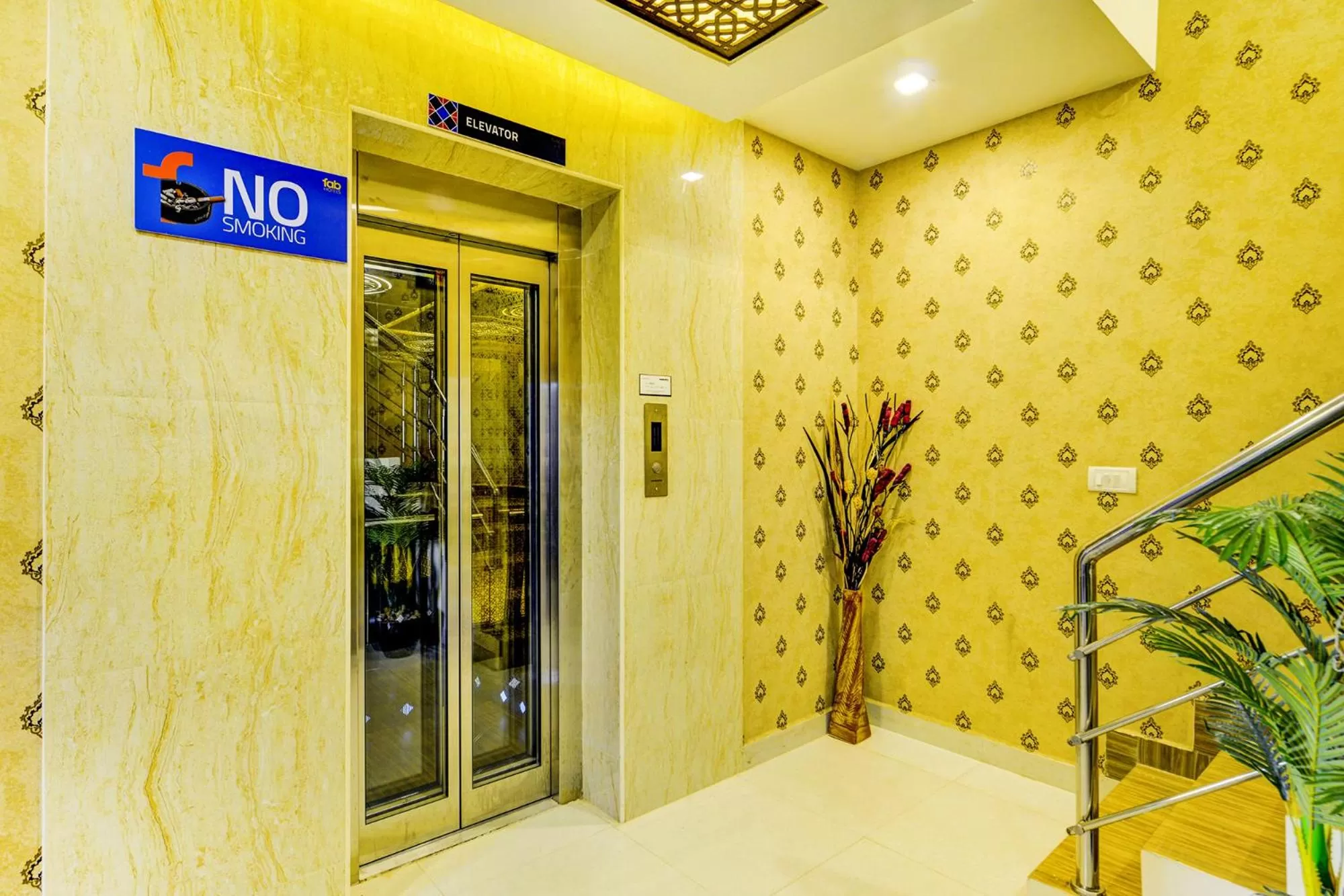 Lobby or reception, Bathroom in FabHotel Sky Bay