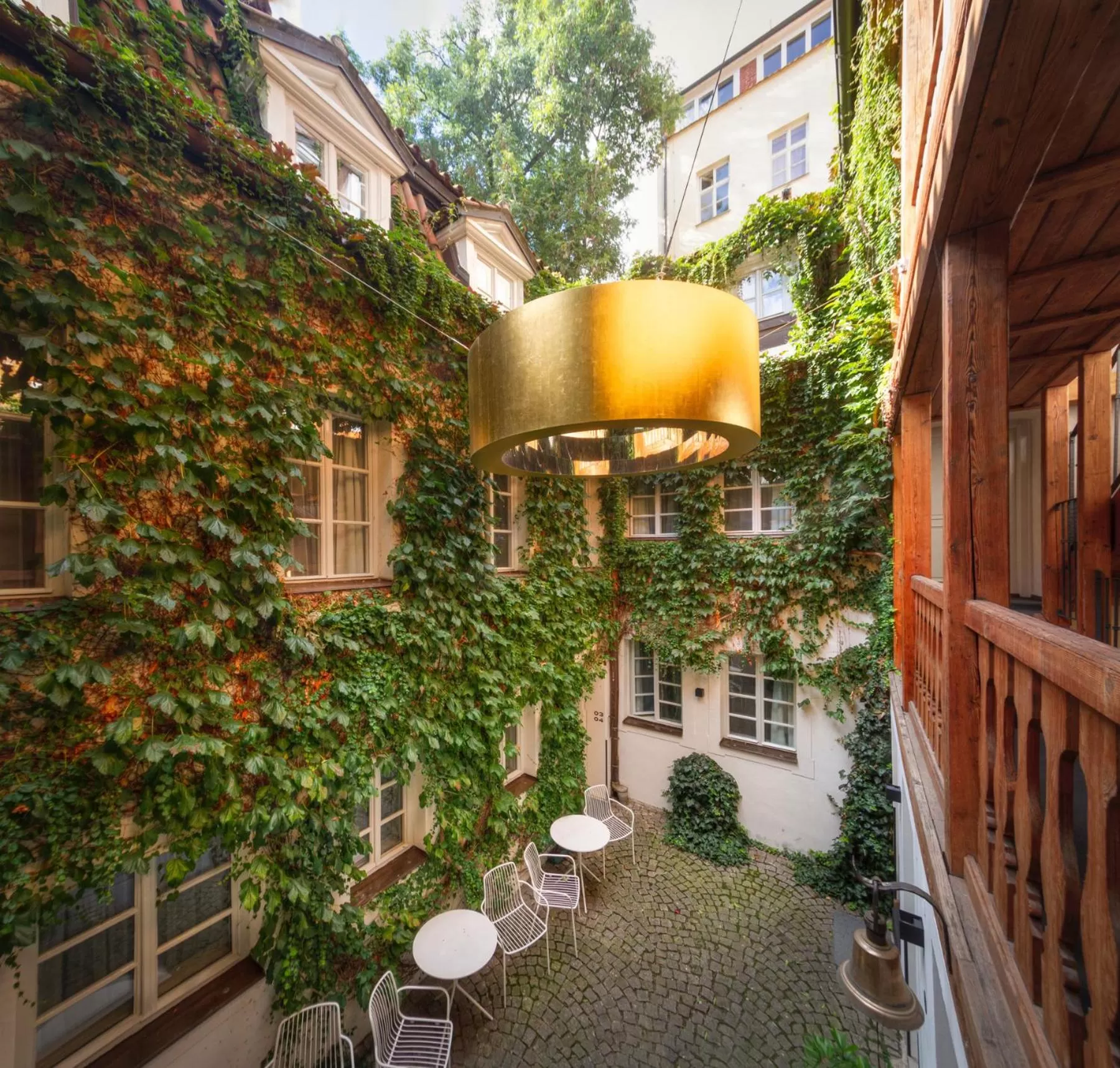 Patio in Hotel Waldstein
