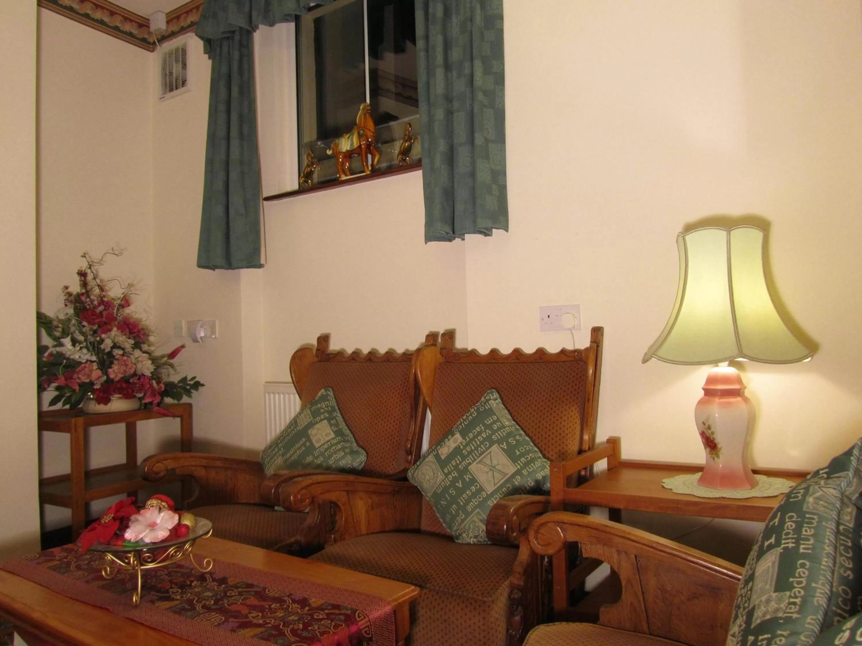 Seating area in Garden Hotel