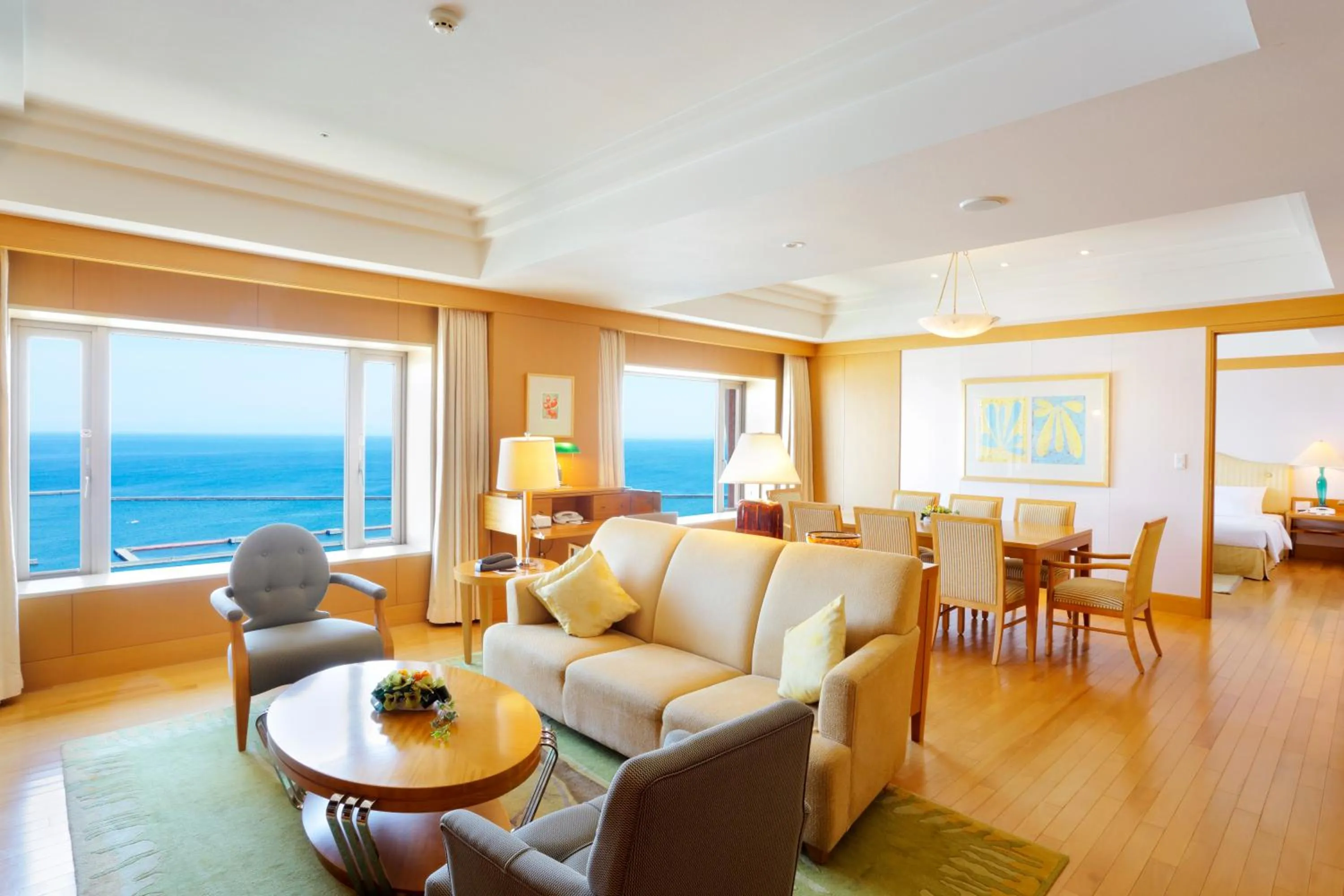 Living room in Grand Park Otaru