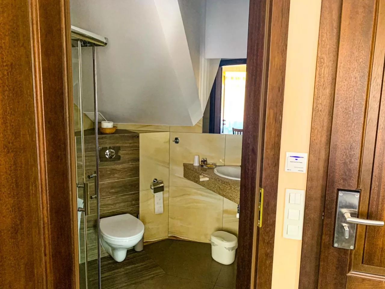 Shower in GRONO Apartamenty