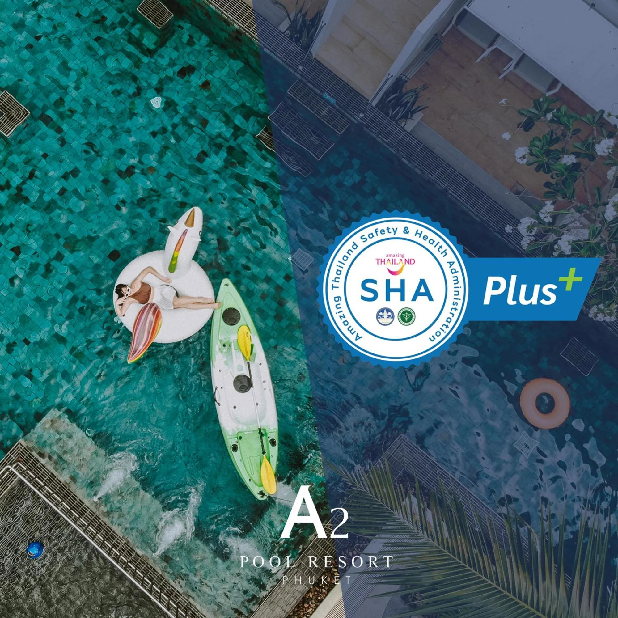 Logo/Certificate/Sign in A2 Pool Resort - SHA Plus
