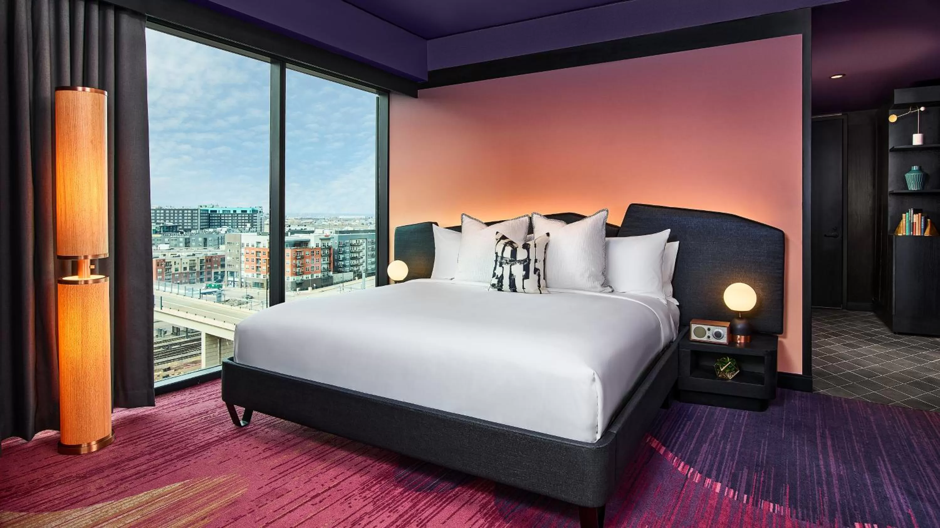 Bed in The Rally Hotel at McGregor Square