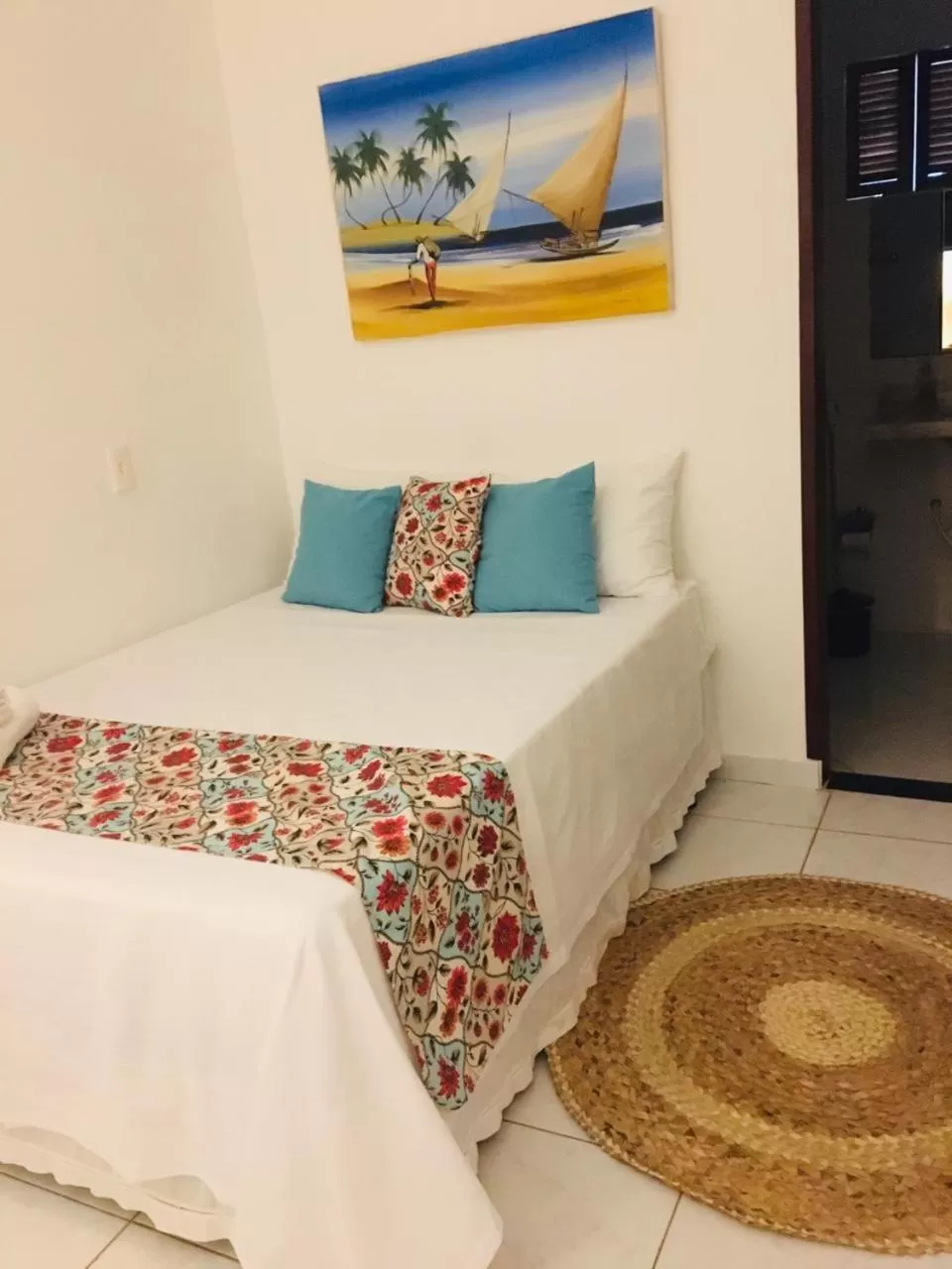 Decorative detail, Bed in Pousada Ello