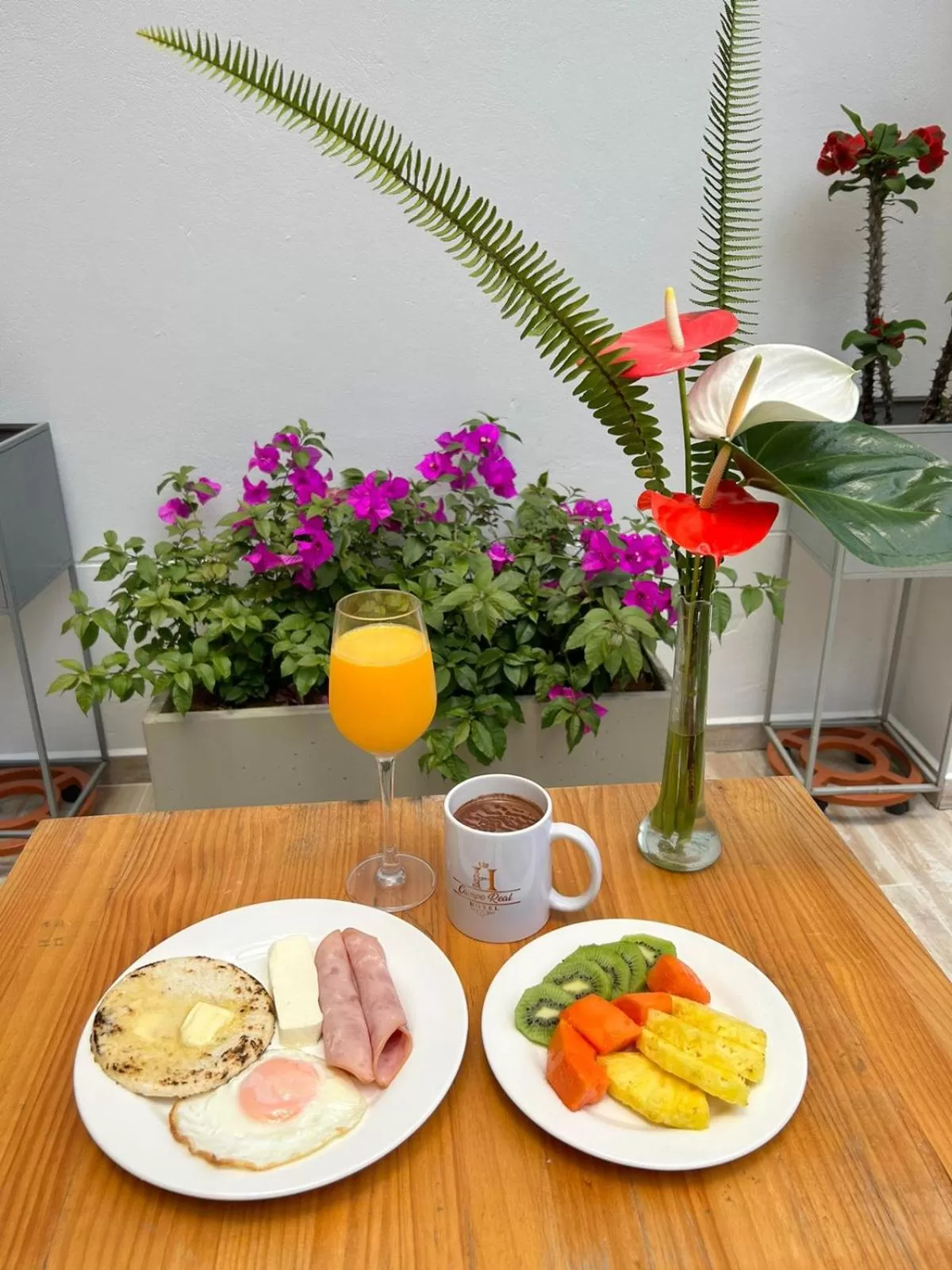 Restaurant/places to eat in Hotel Campo Real