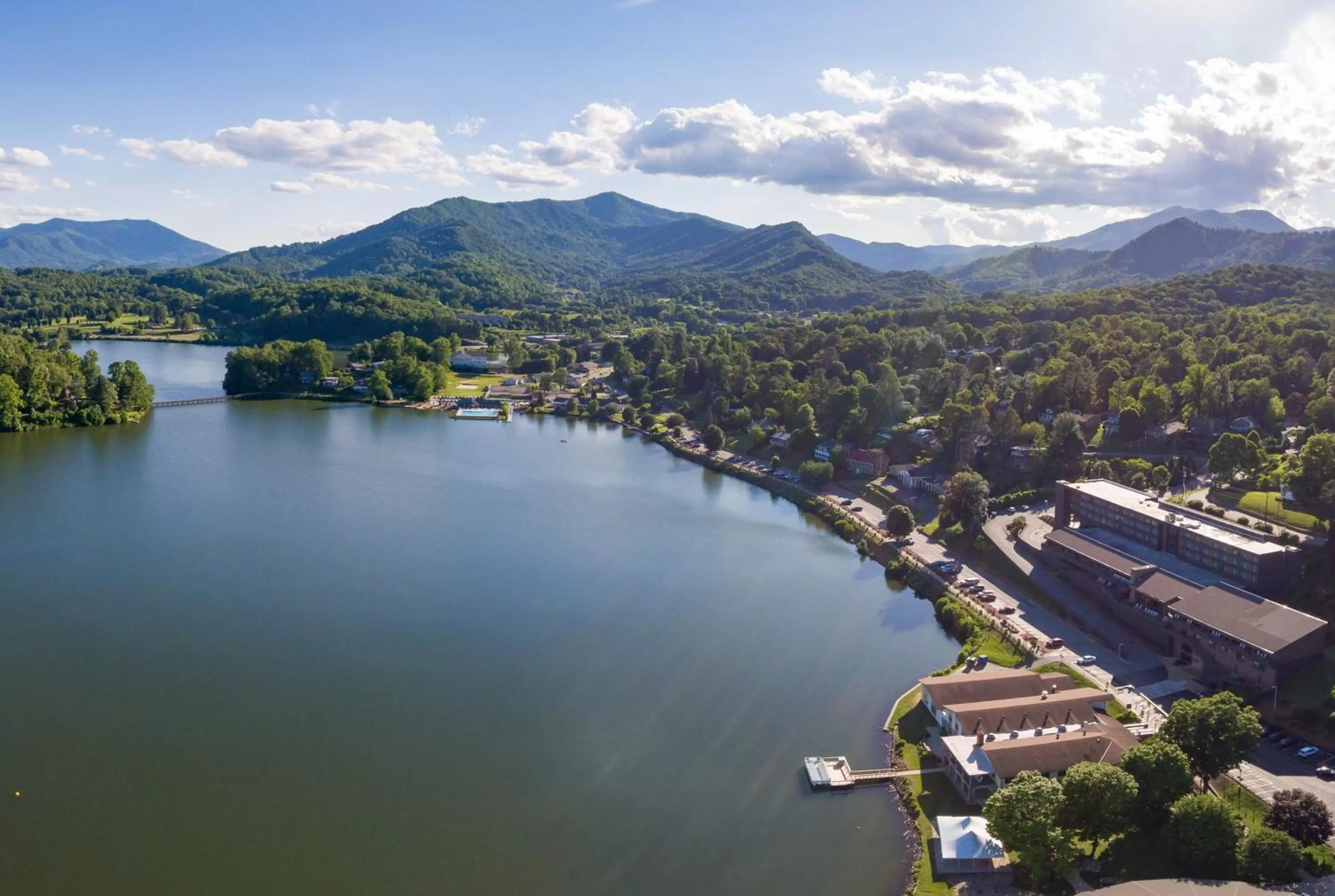 Bird's eye view in The Terrace Hotel at Lake Junaluska