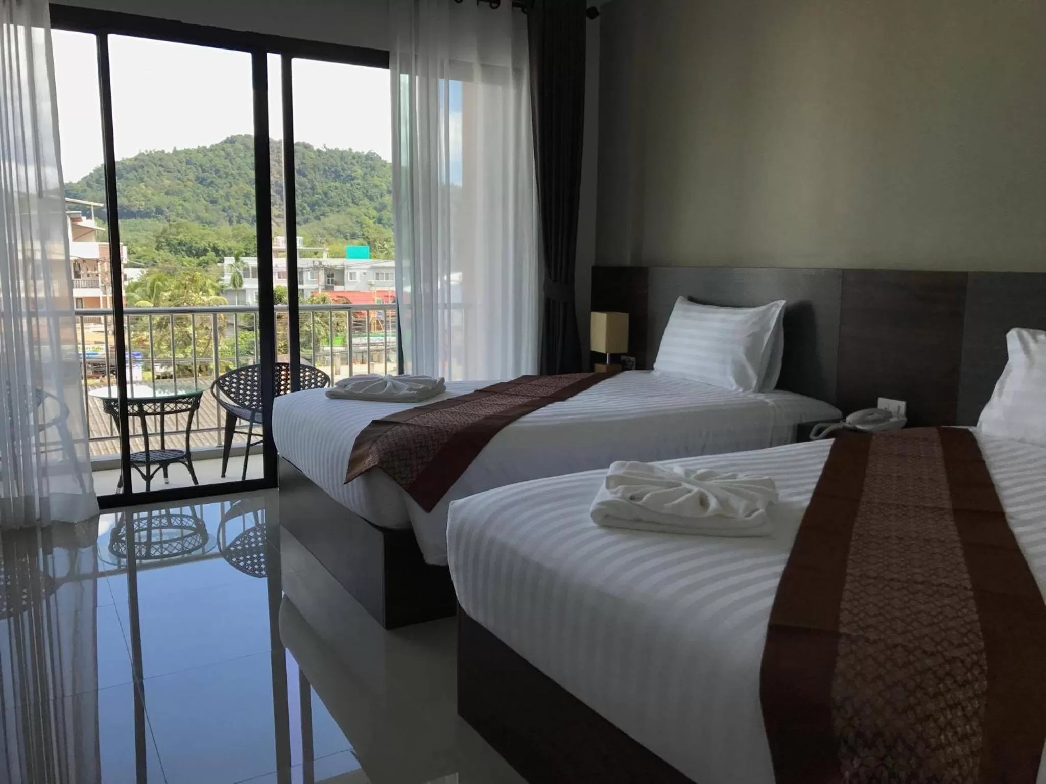 Bed in Aonang Sea Valley Resort