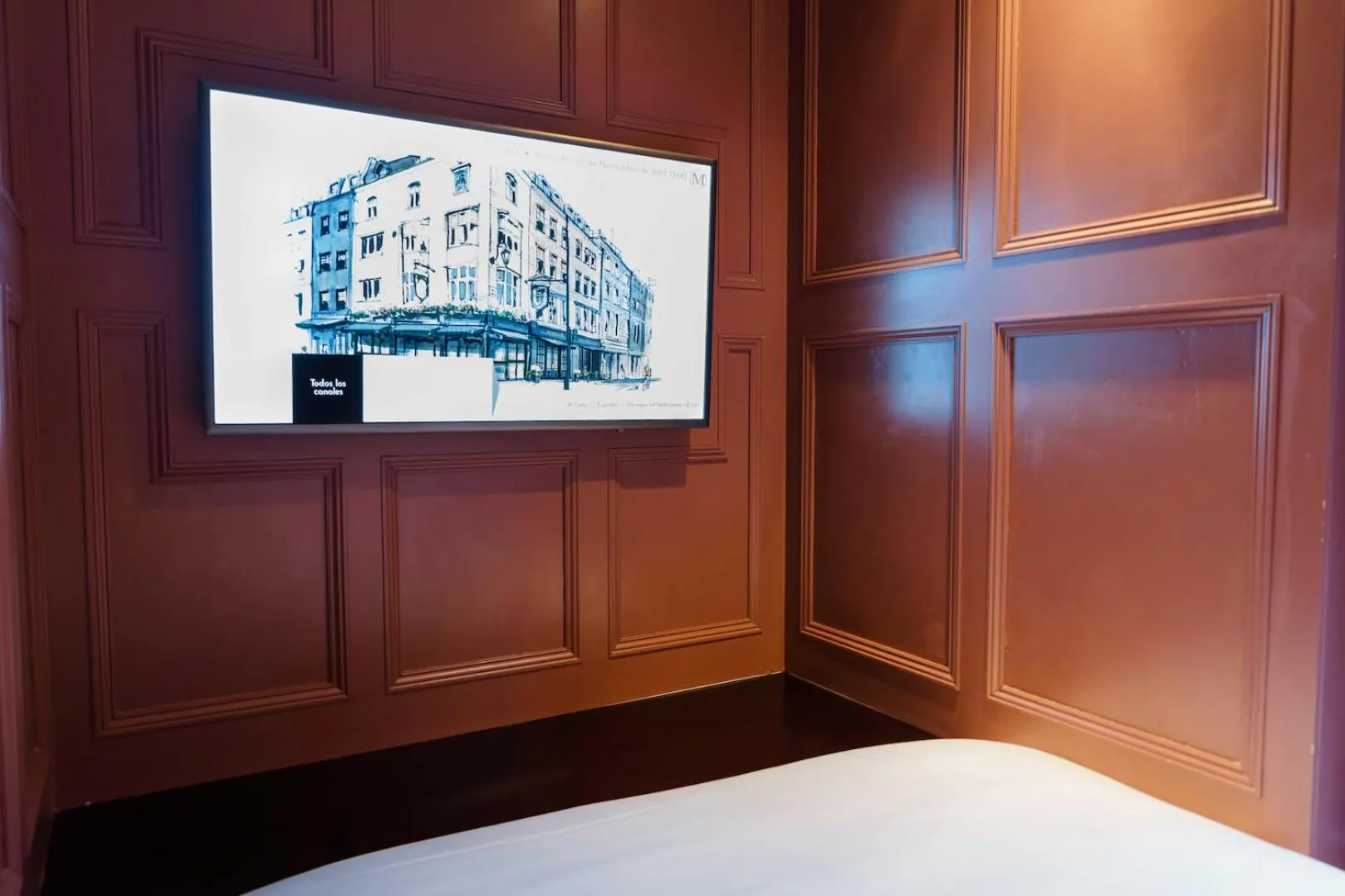 Bed in Mimi's Hotel Soho