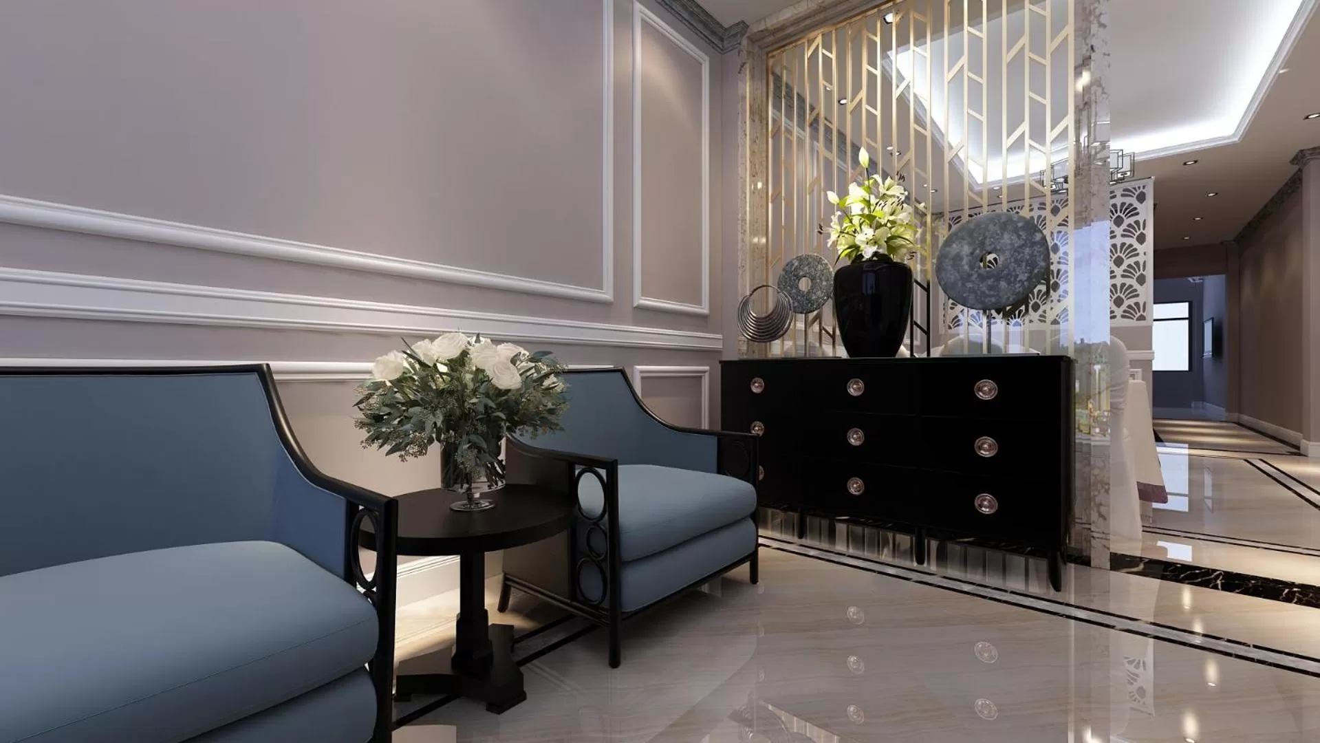 Lobby or reception in S Central Hotel and Spa