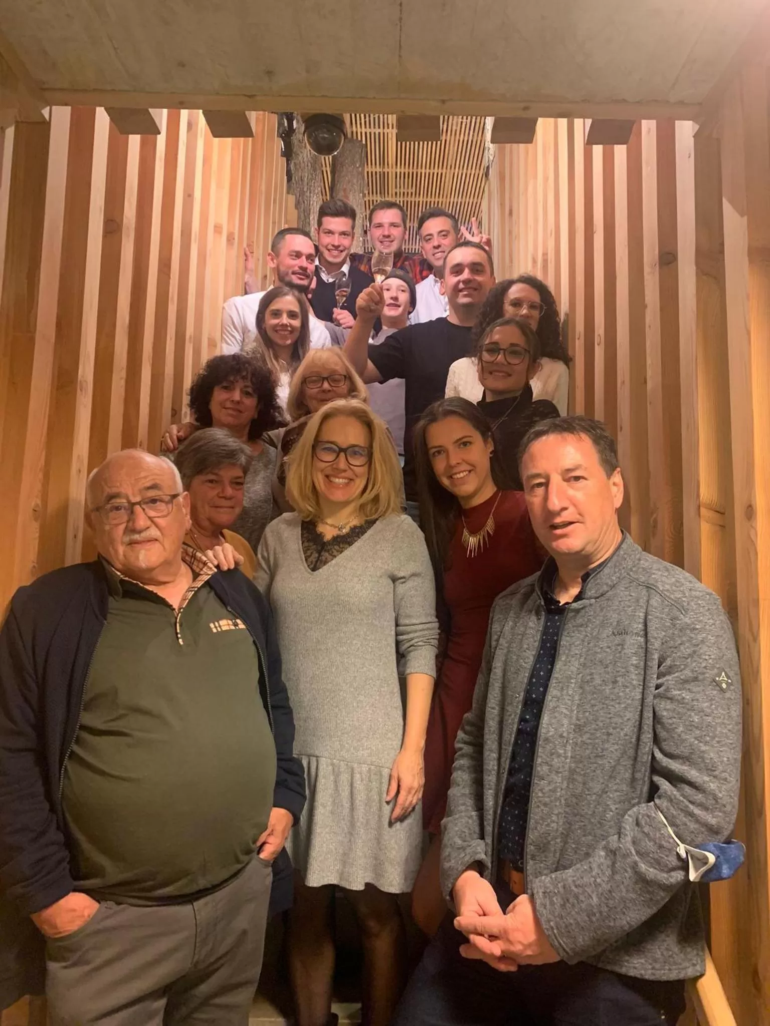 People in Hotel Spöl Restaurant