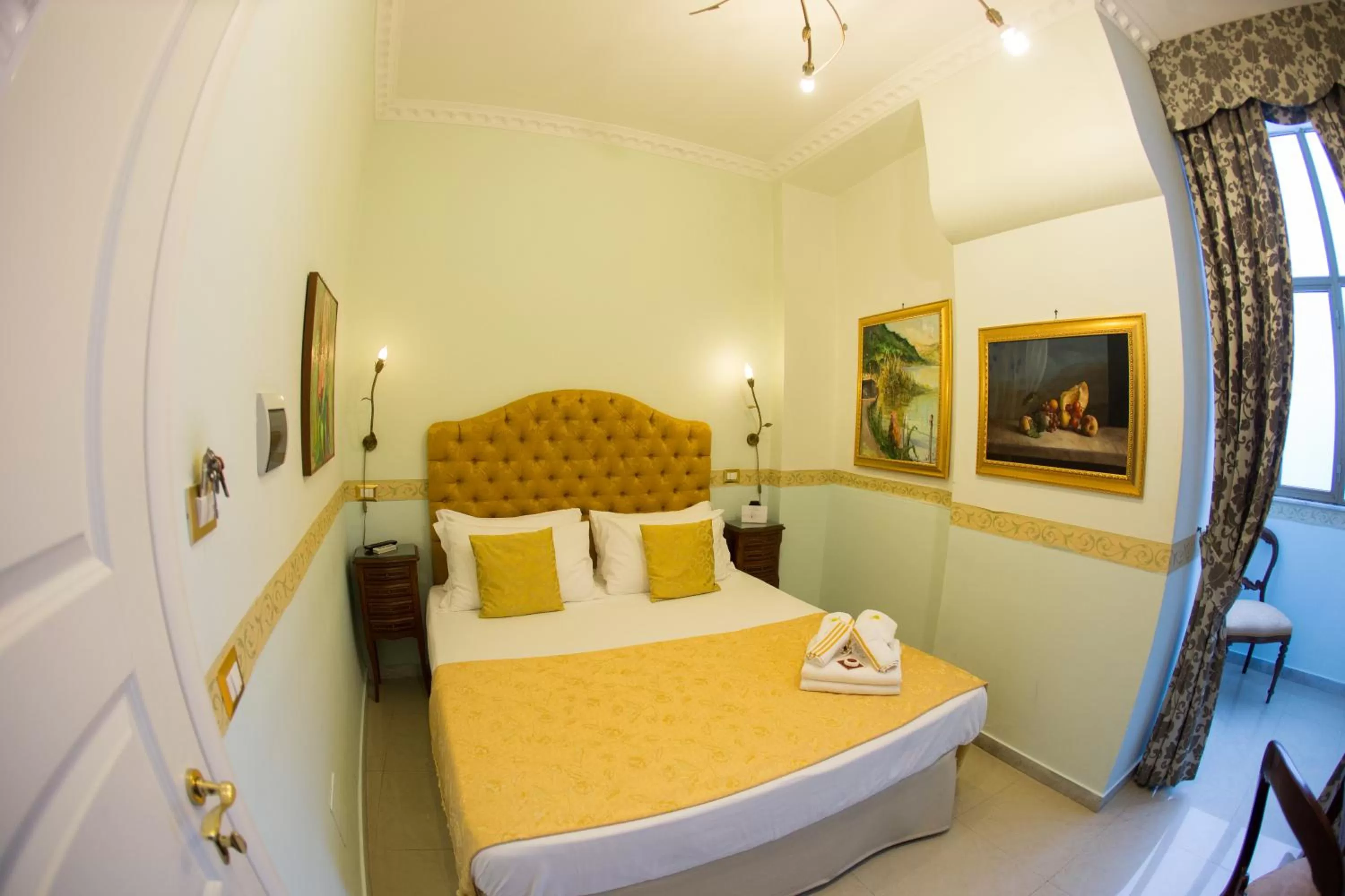 Bed in B&B Art Suite Santa Brigida