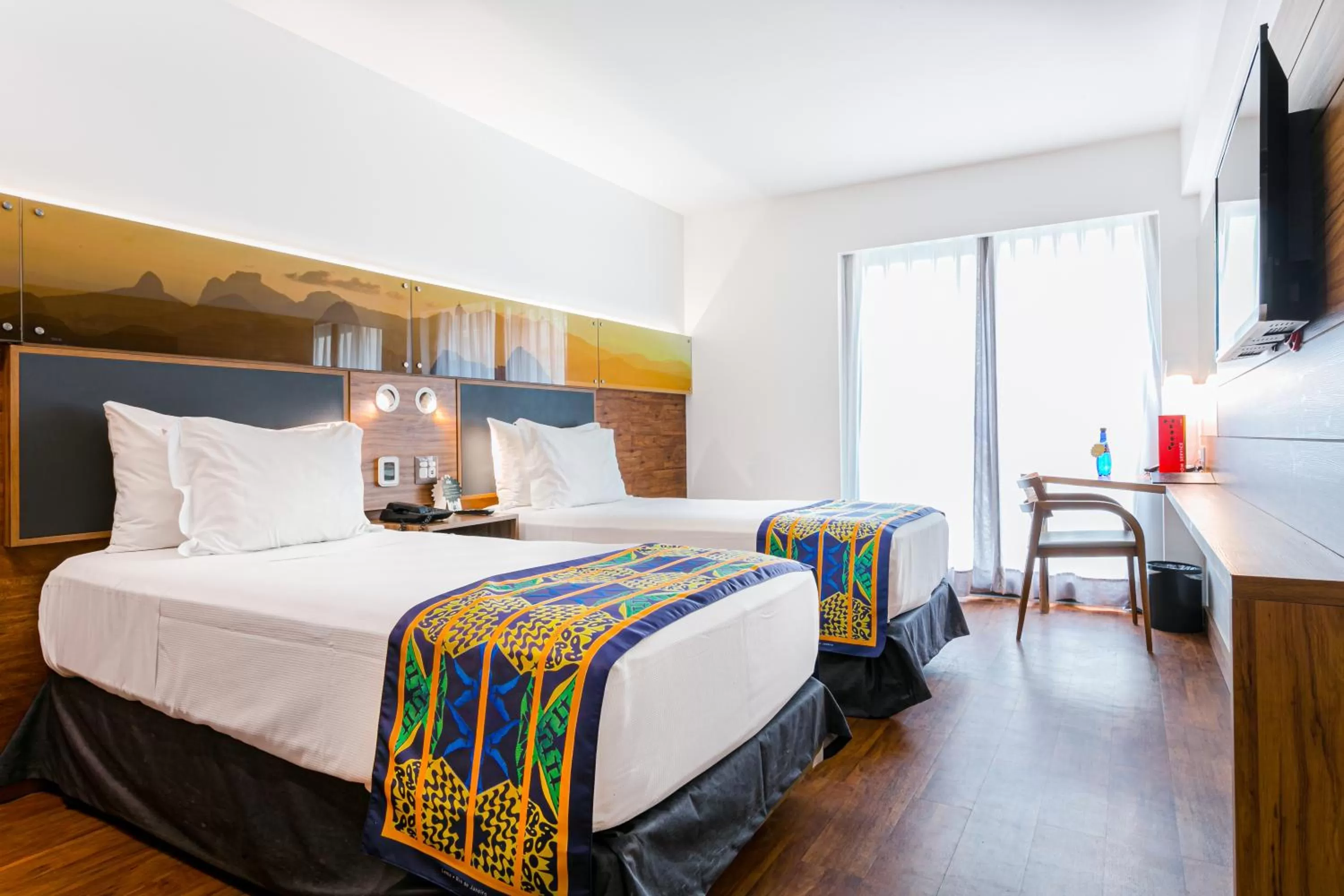 Photo of the whole room, Bed in Arena Leme Hotel