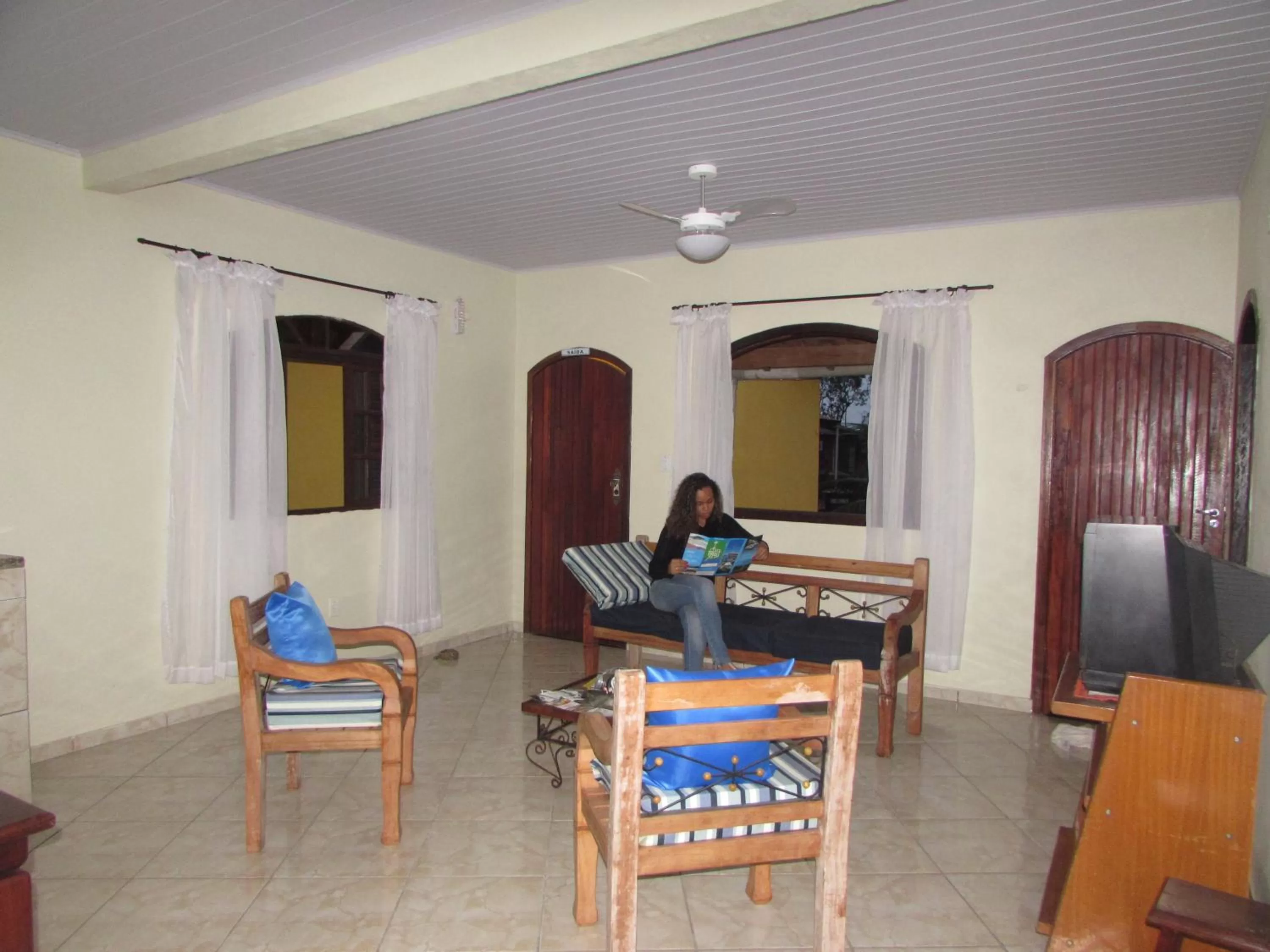 Living room in Pousada da Rose Paraty