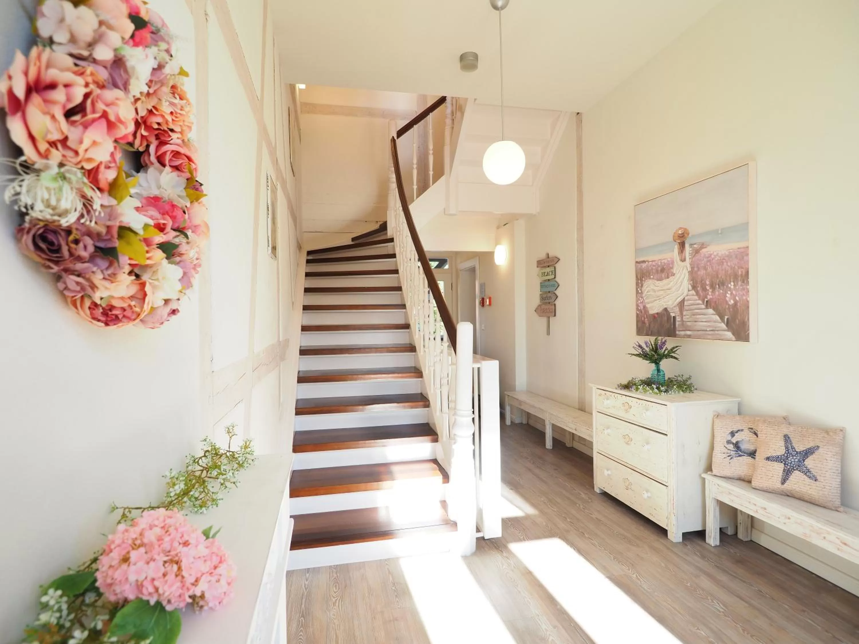 Lobby or reception in Strandvillen Heringsdorf