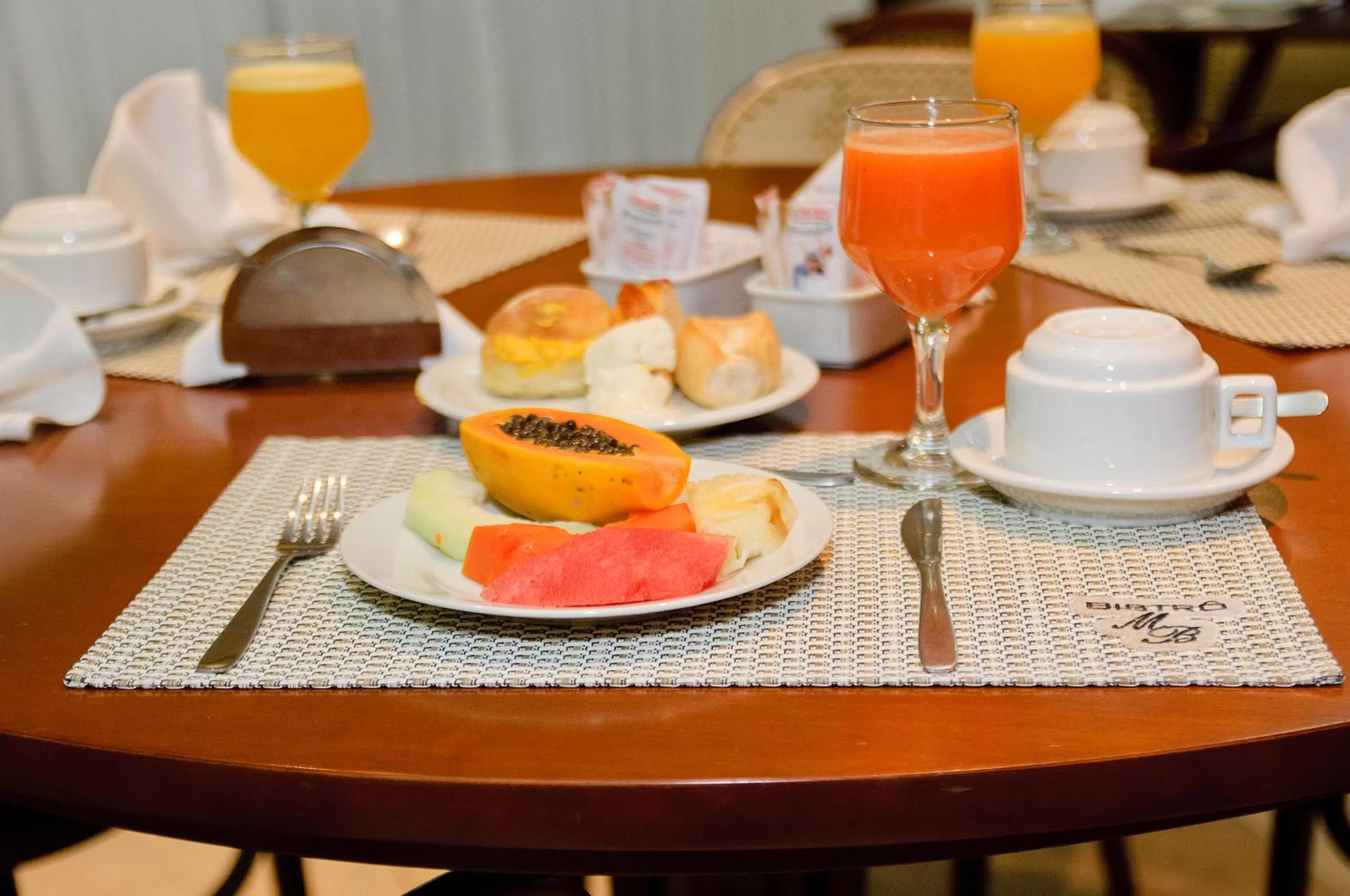 Breakfast in Mont Blanc Apart Hotel Nova Iguaçu