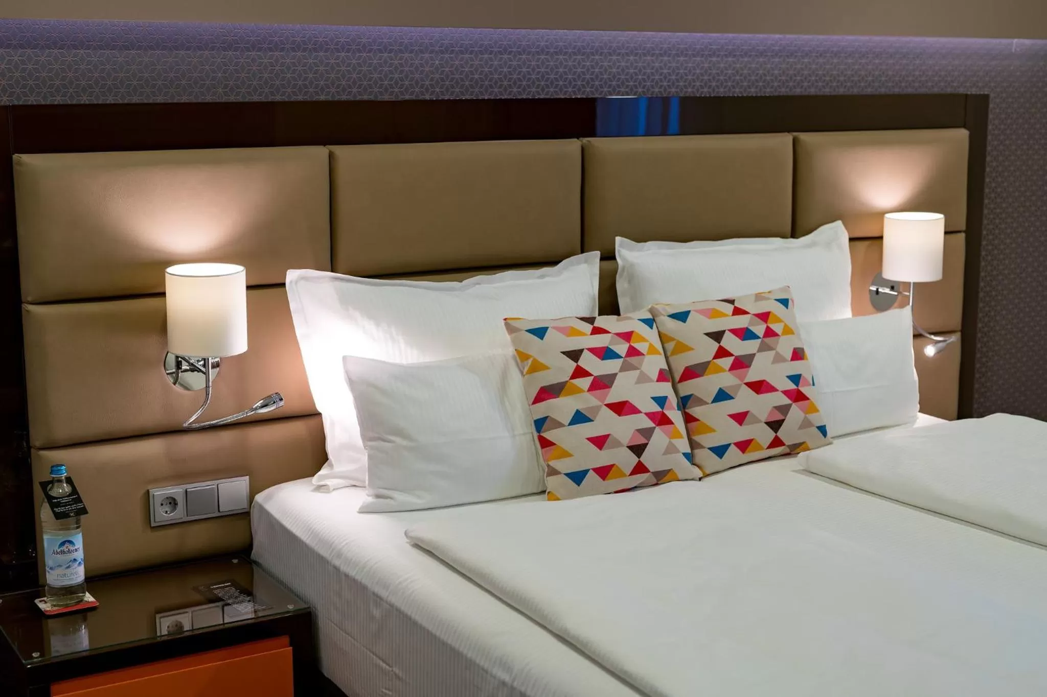 Bed in Hotel Kreis Residenz München