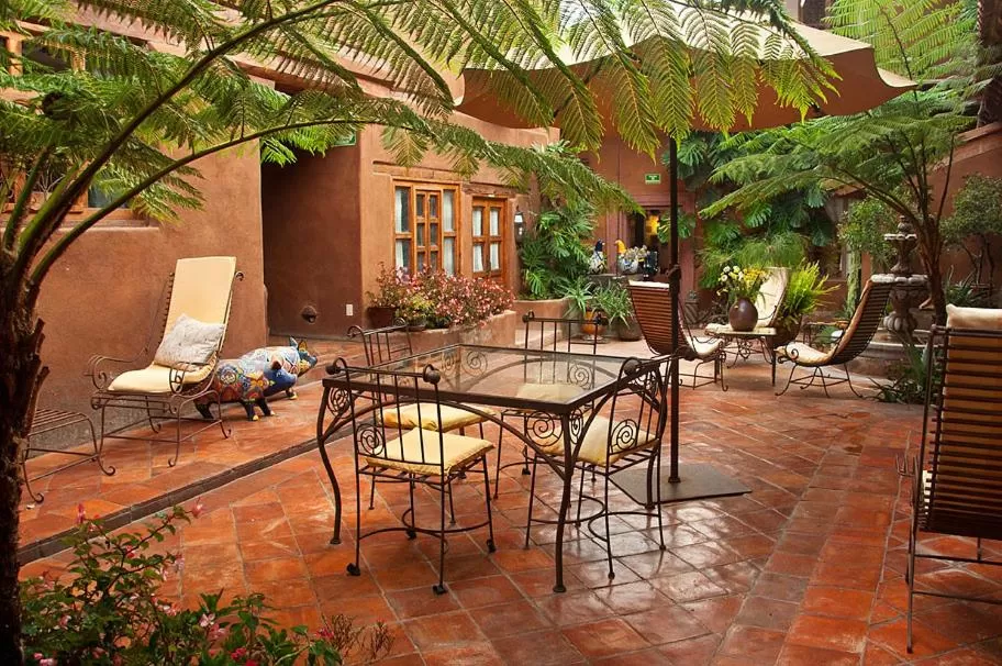 Patio in Hotel Casa Encantada