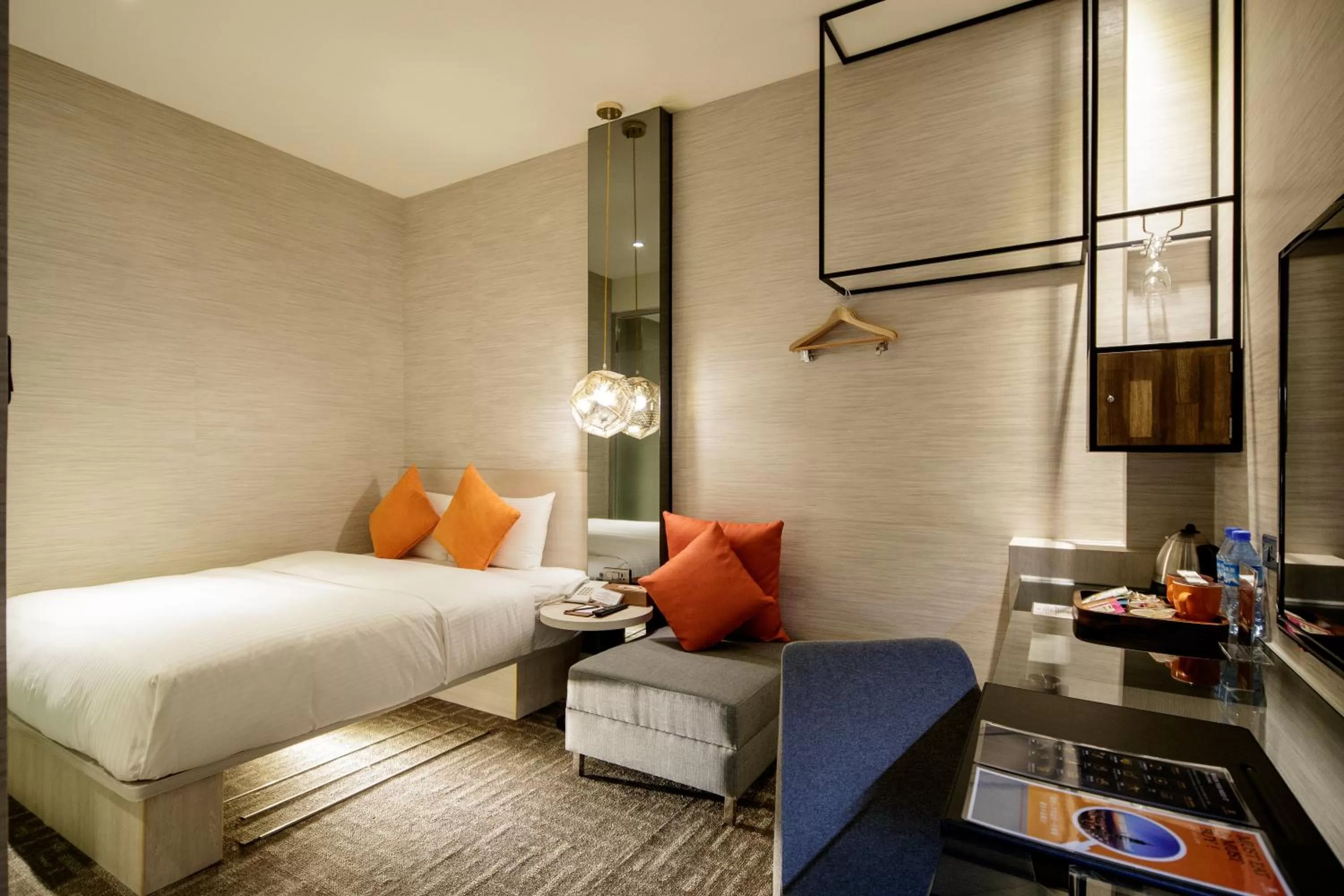 Photo of the whole room, Bed in Via Hotel Taipei Station