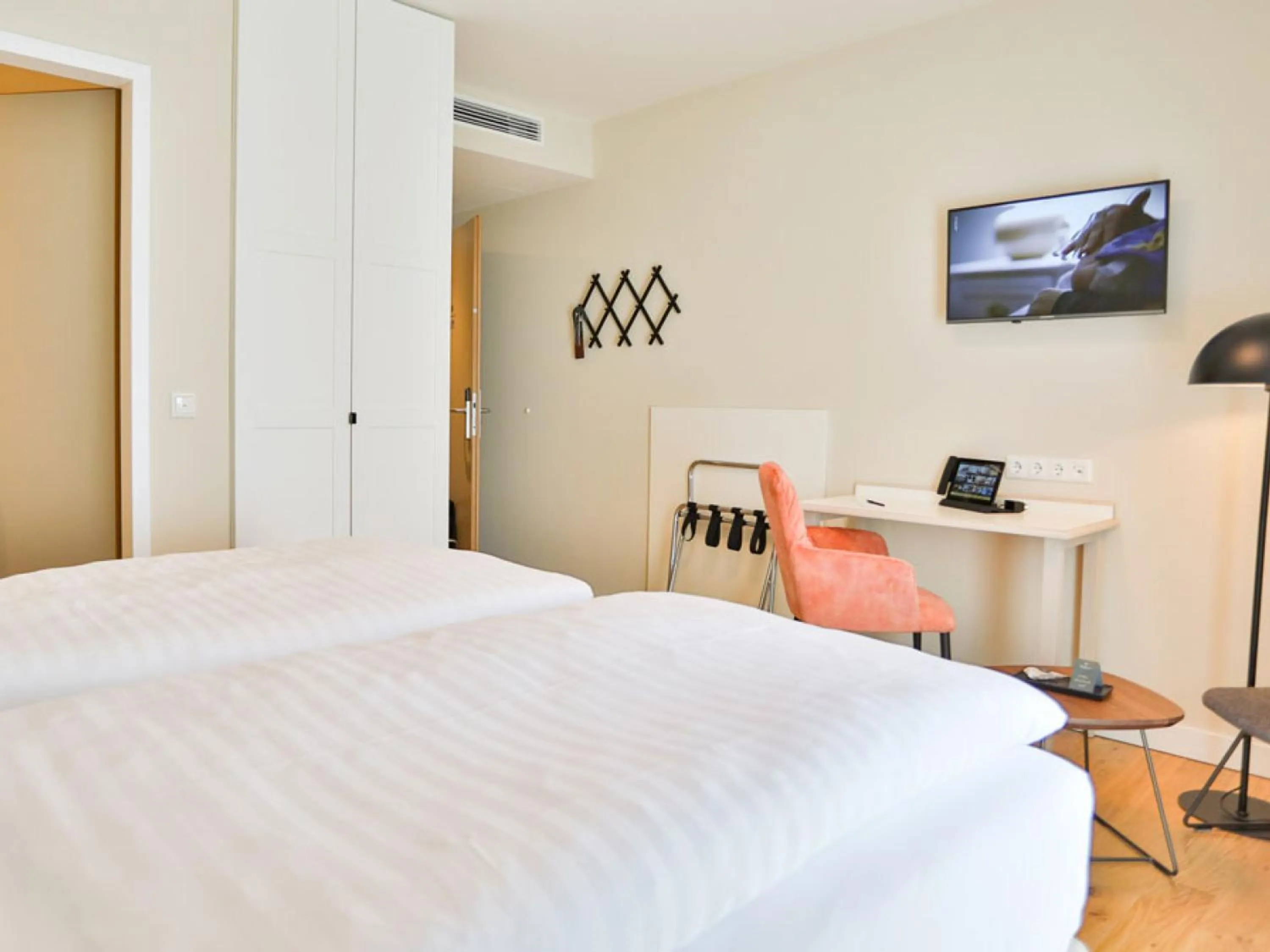 Bed in Hotel Tuchhaus