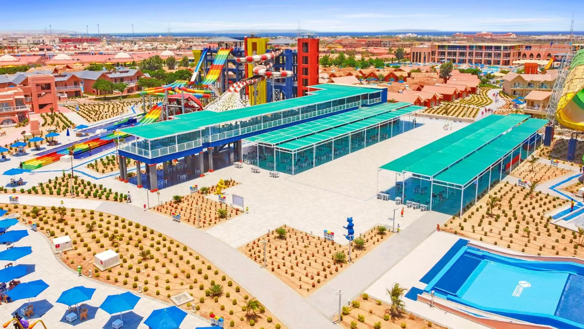 Aqua park in Neverland City Hurghada - Pickalbatros