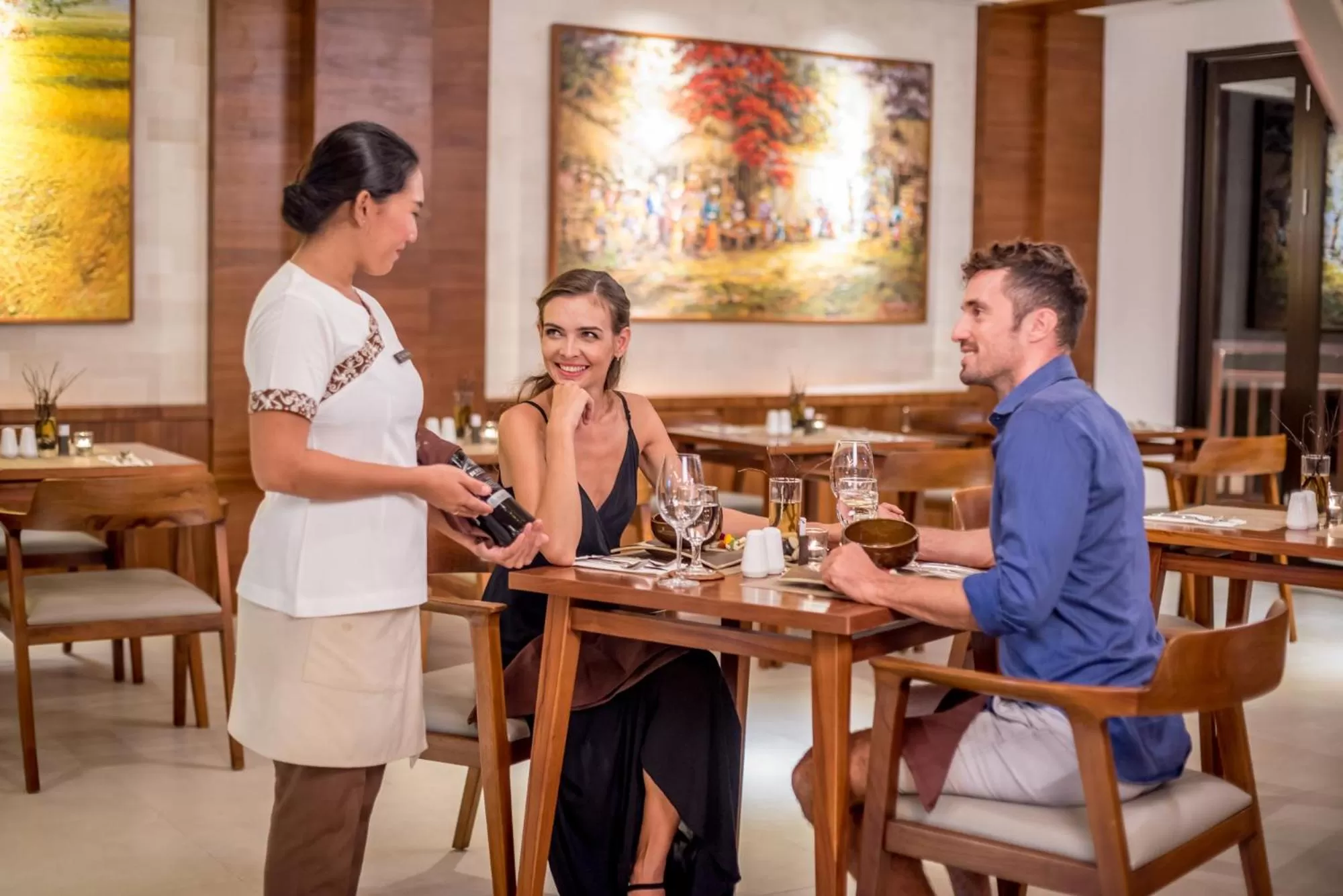 Restaurant/places to eat in tanadewa Resort Ubud Bali by Cross Collection