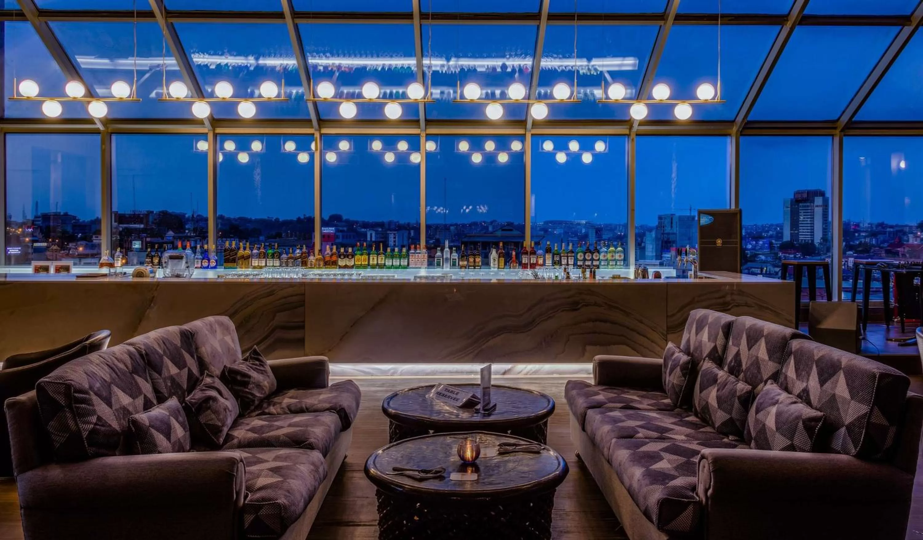 Lounge or bar, Seating Area in Hilton Yaounde