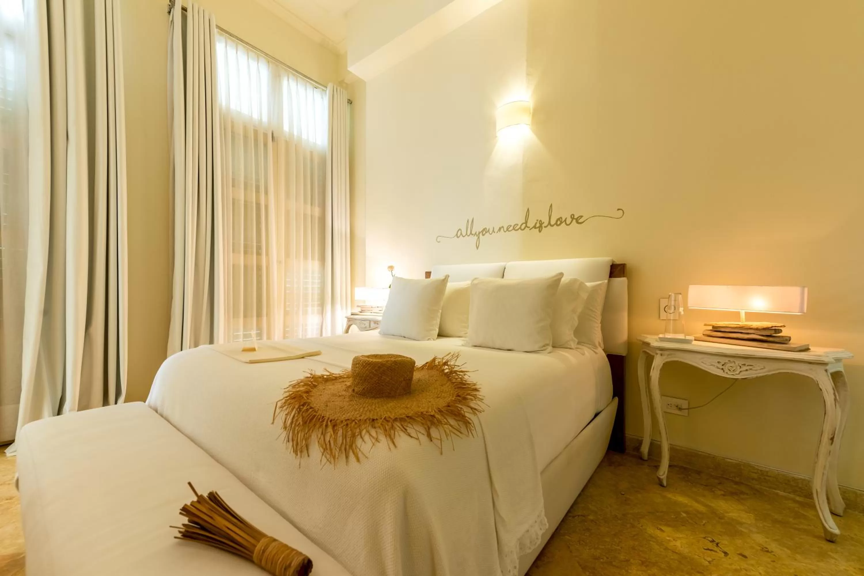Bed in Casa Diluca Cartagena Hotel Boutique