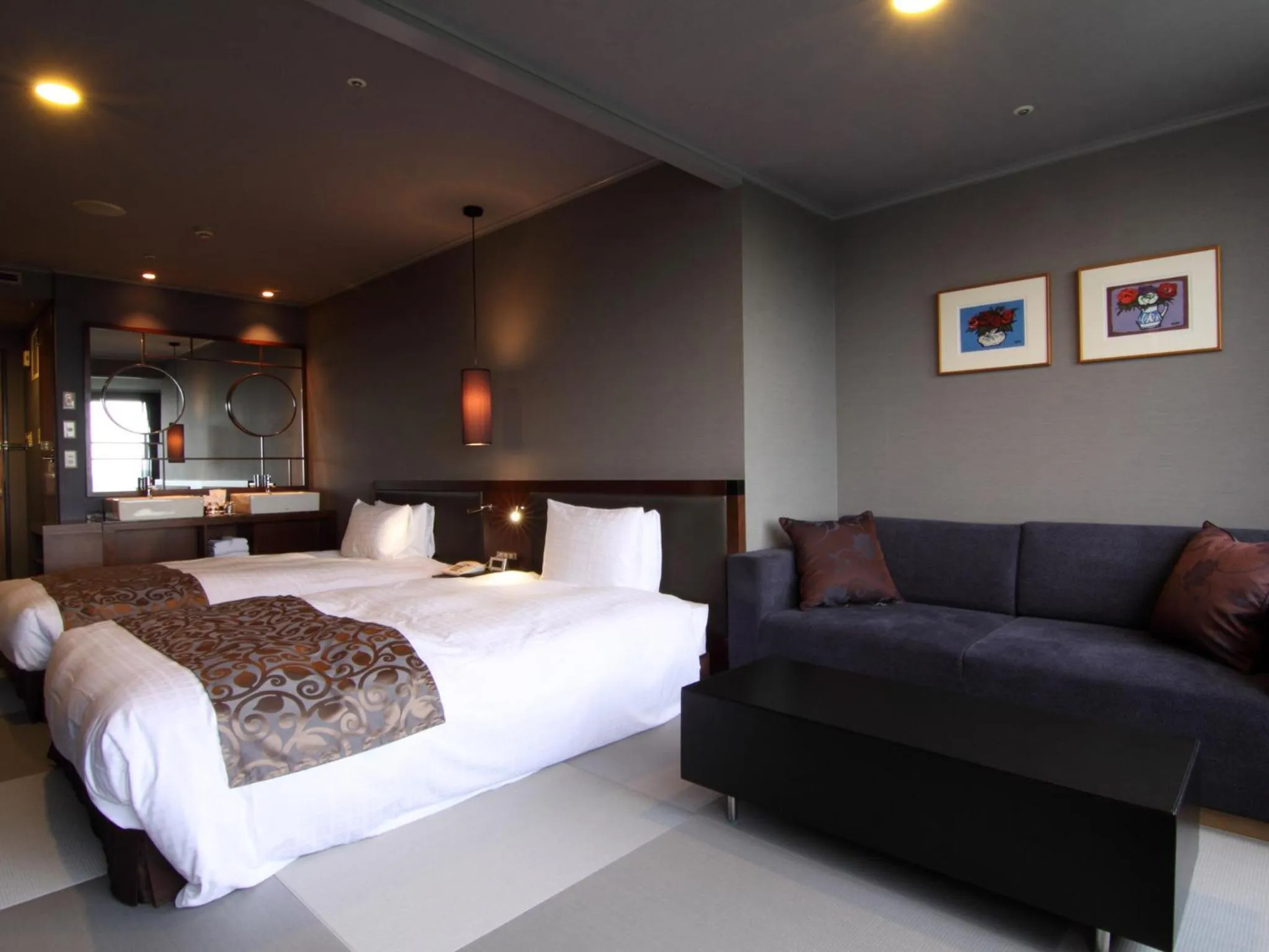 Bed in Hotel Epinard Nasu