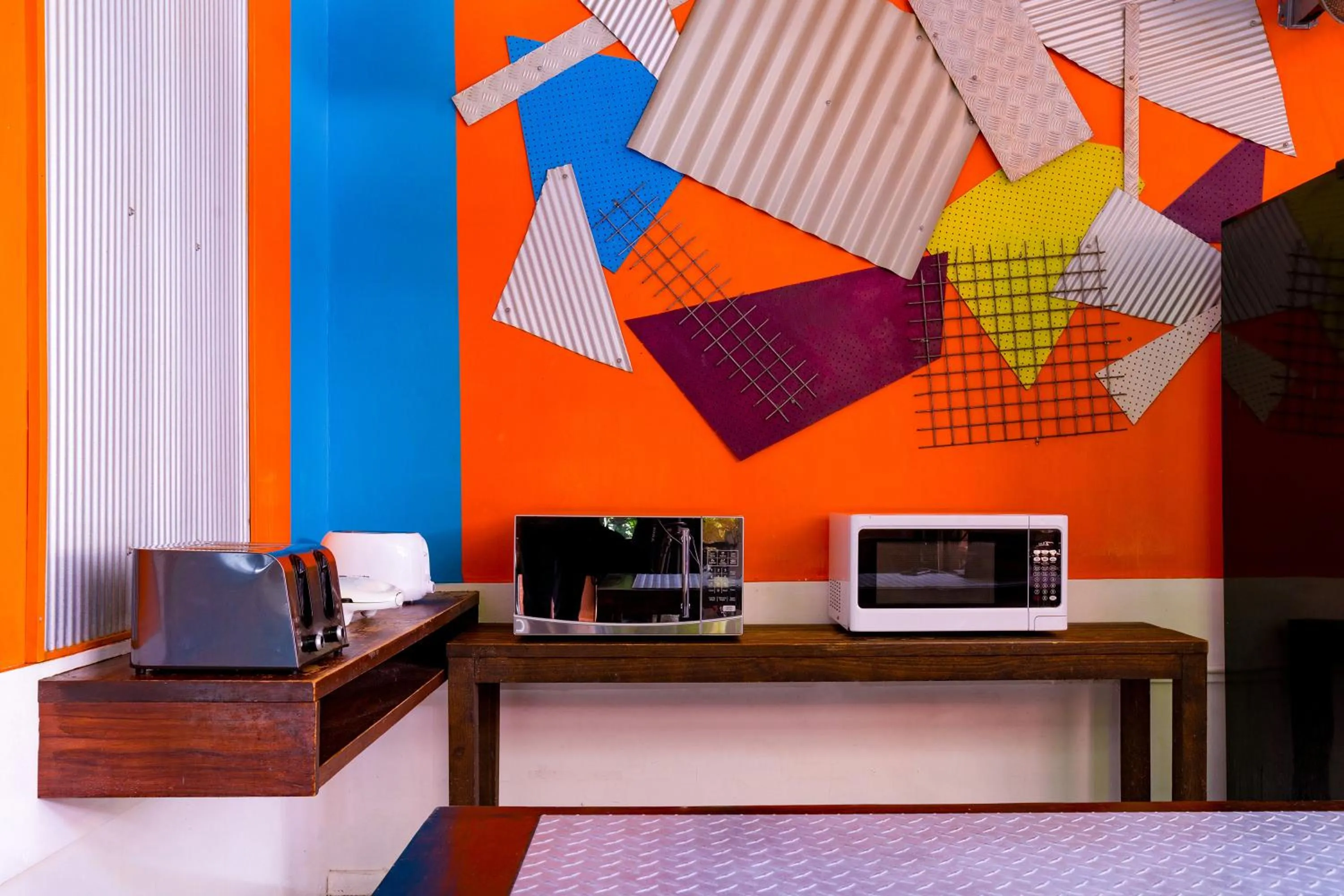 Communal kitchen in Original Backpackers