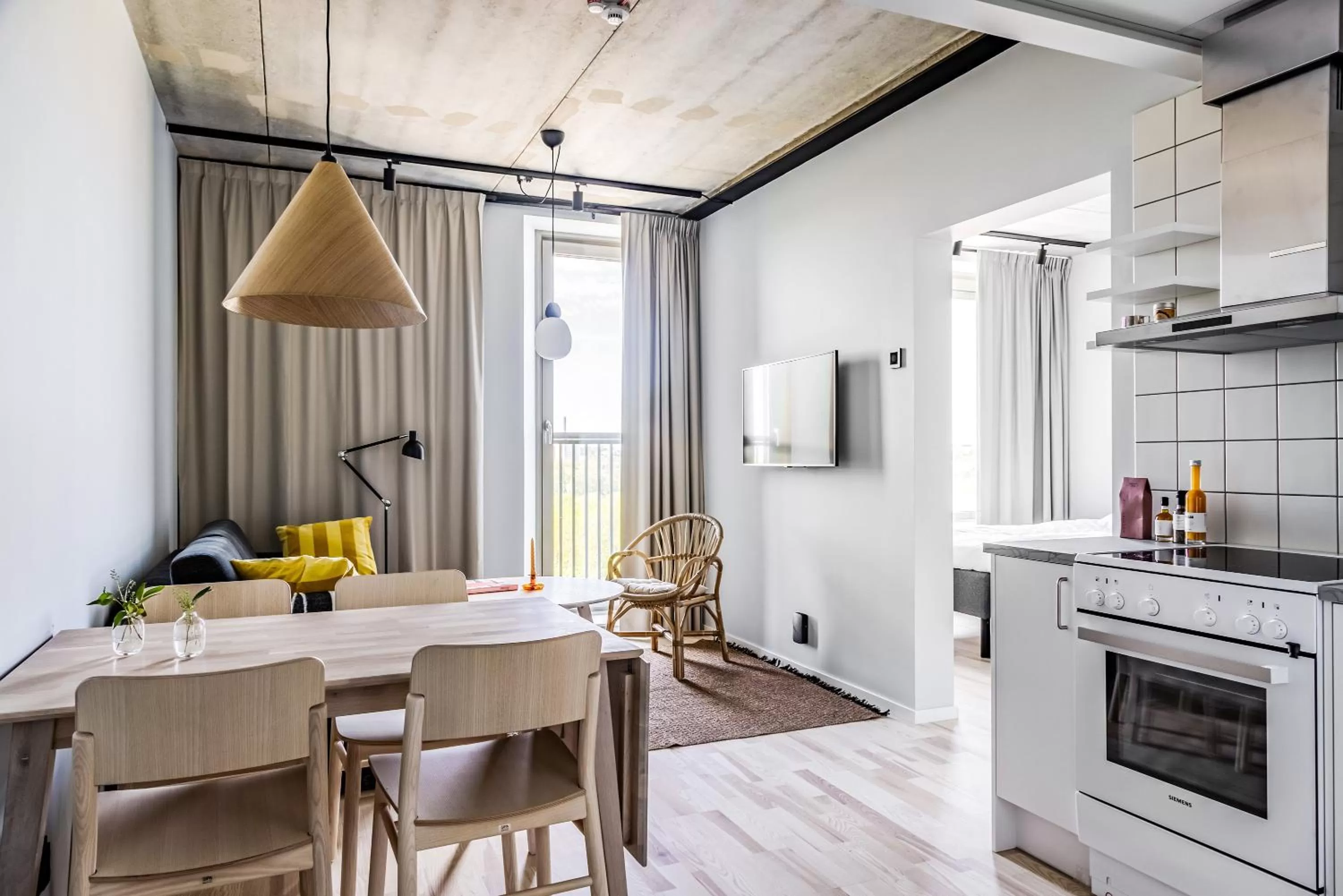 Kitchen or kitchenette in Comfort Hotel Solna Arenastaden