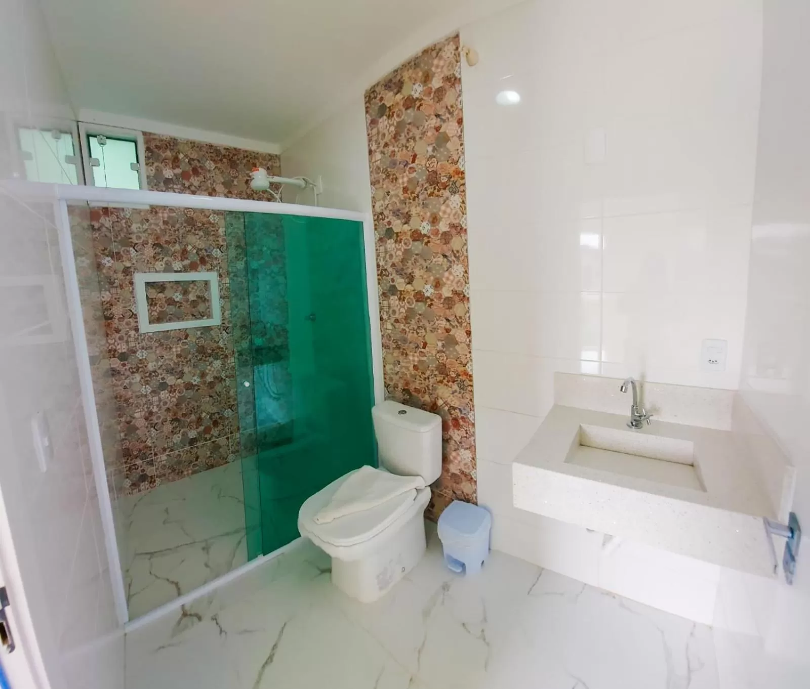 Shower in Pousada Cavalero