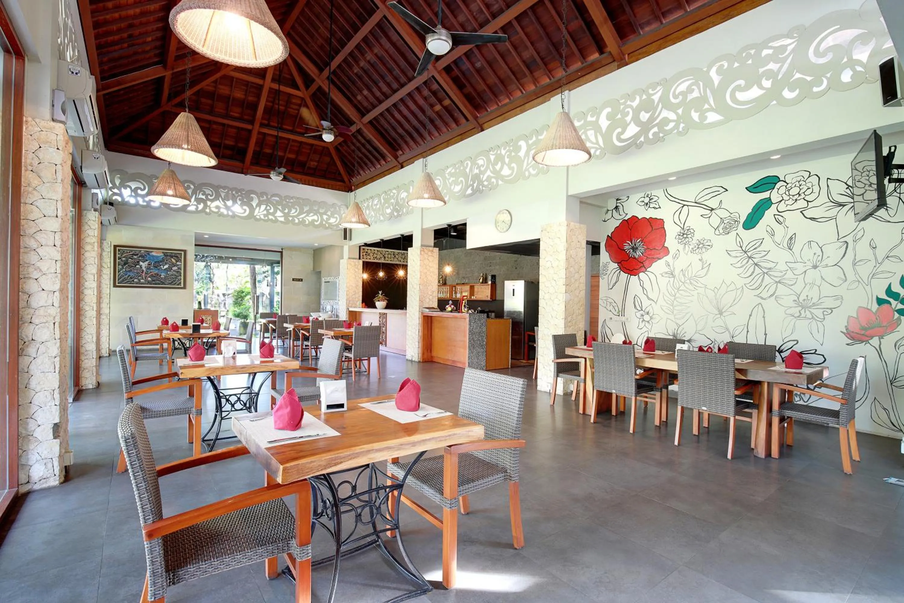 Restaurant/places to eat in Lumbini Luxury Villas and Spa